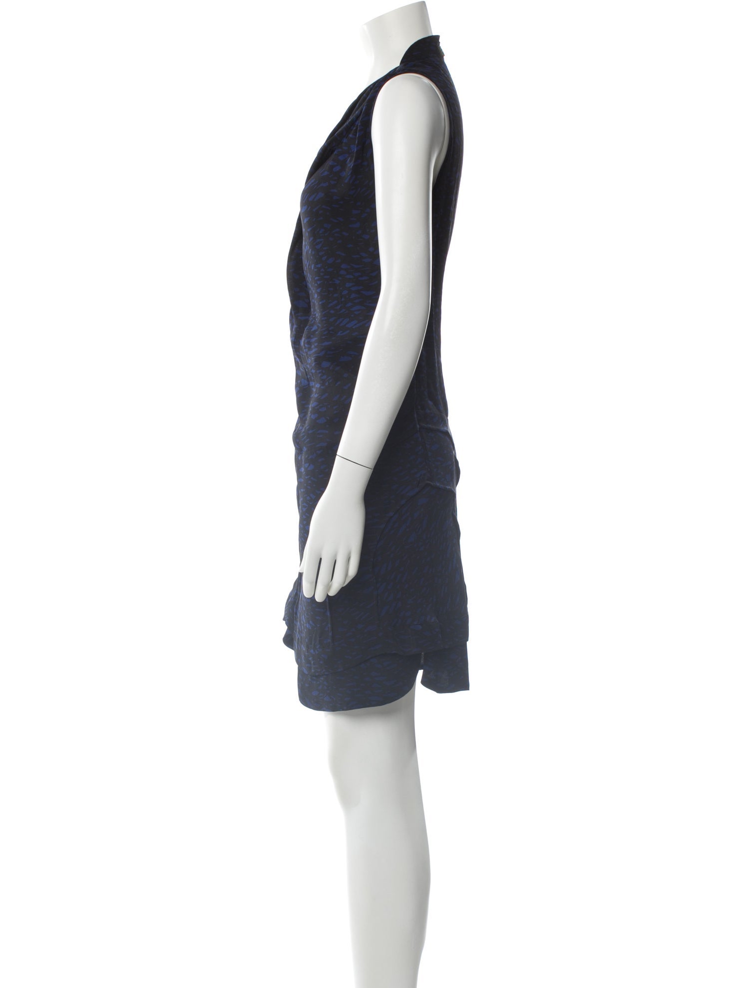 Isabel Marant Cowl Neck Mini Dress