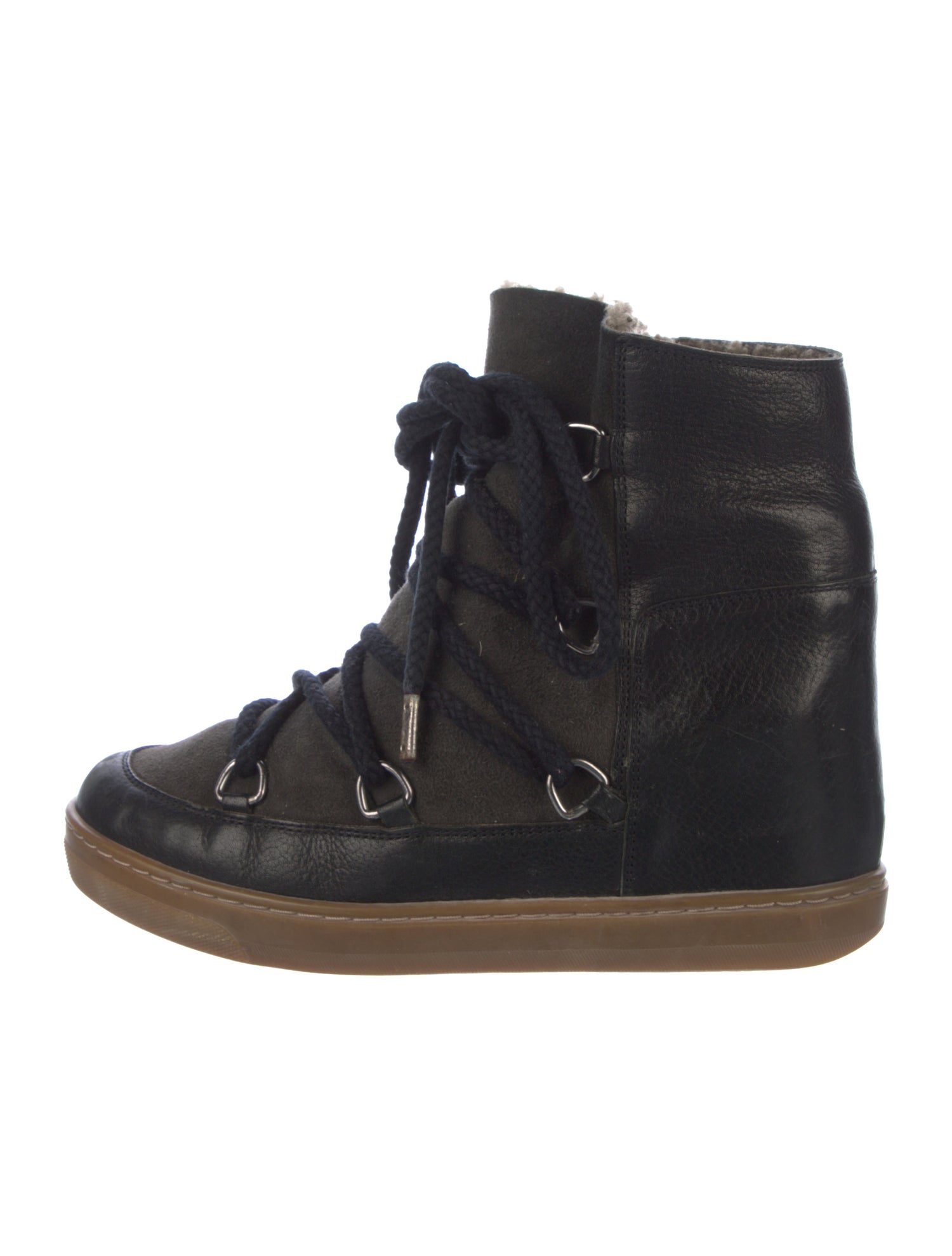 Isabel Marant Leather Hiking Boots