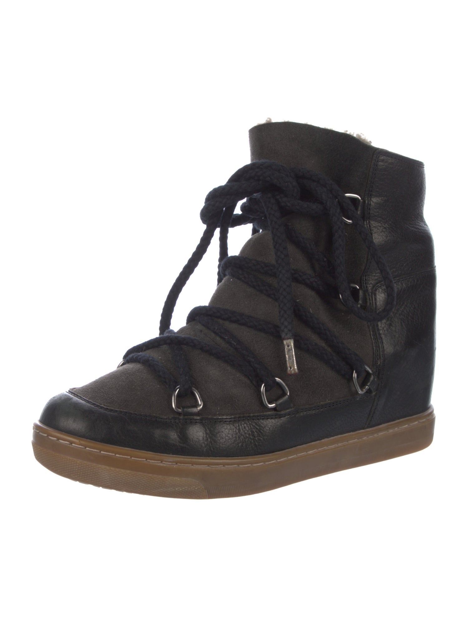 Isabel Marant Leather Hiking Boots