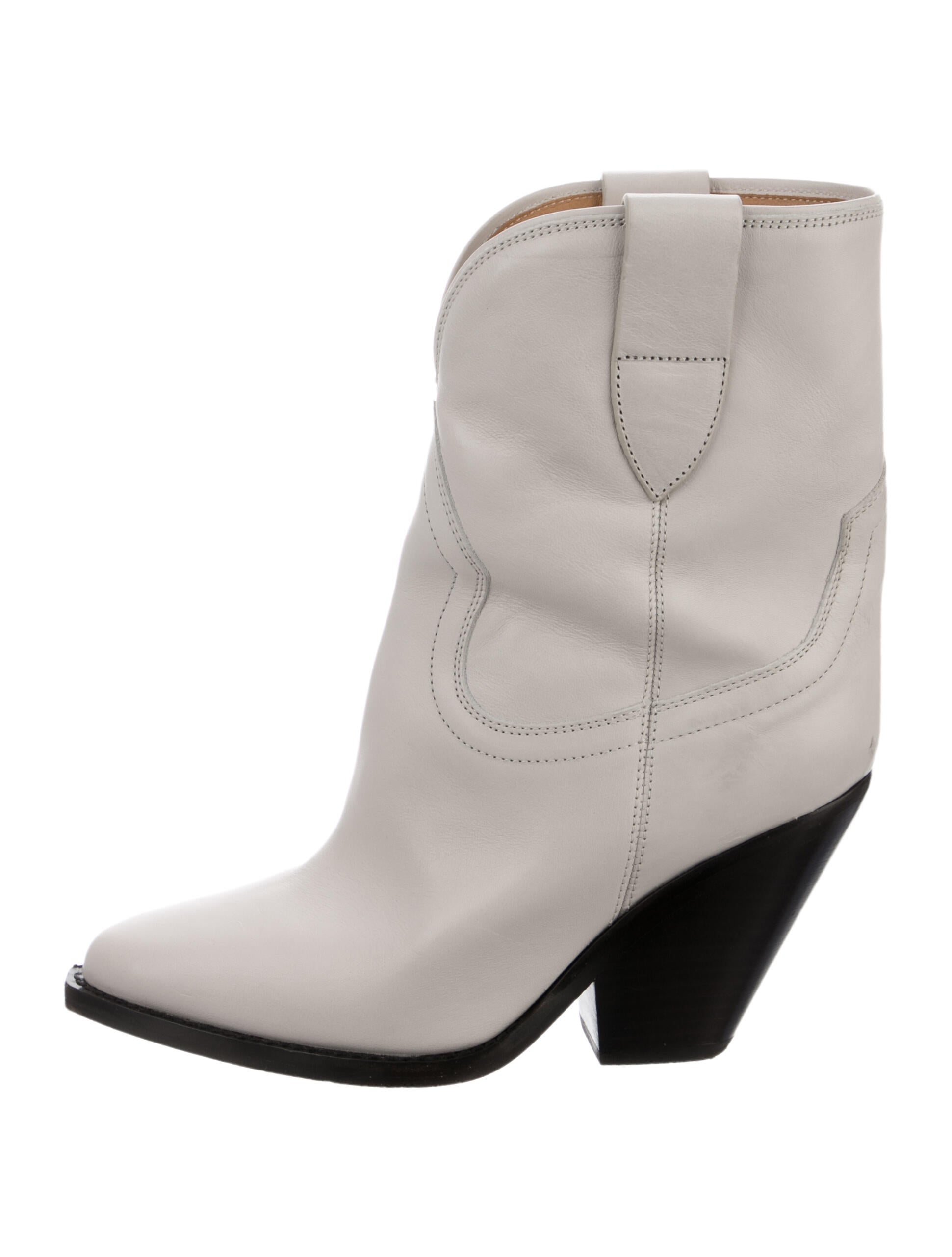Isabel Marant Leather Western Boots