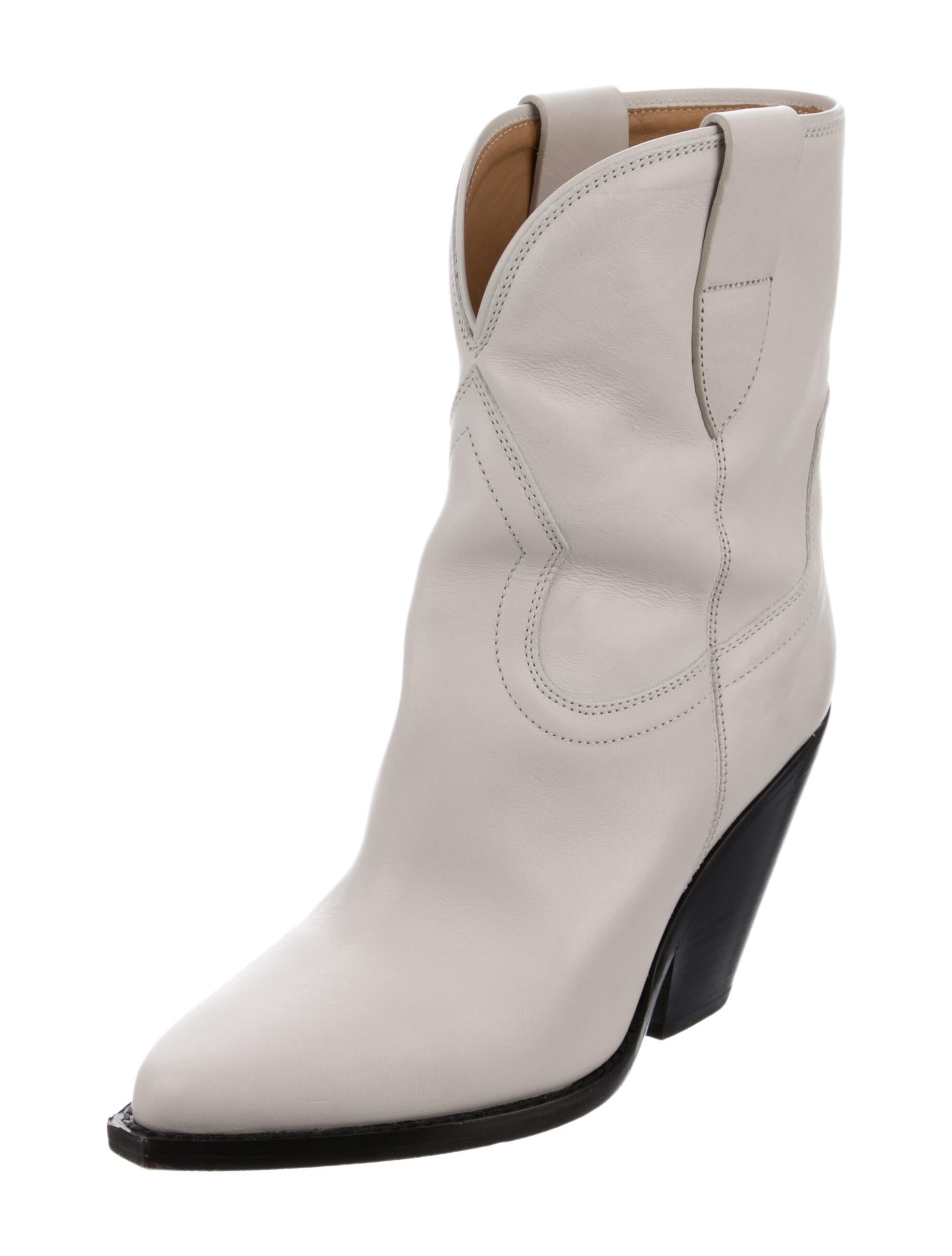 Isabel Marant Leather Western Boots