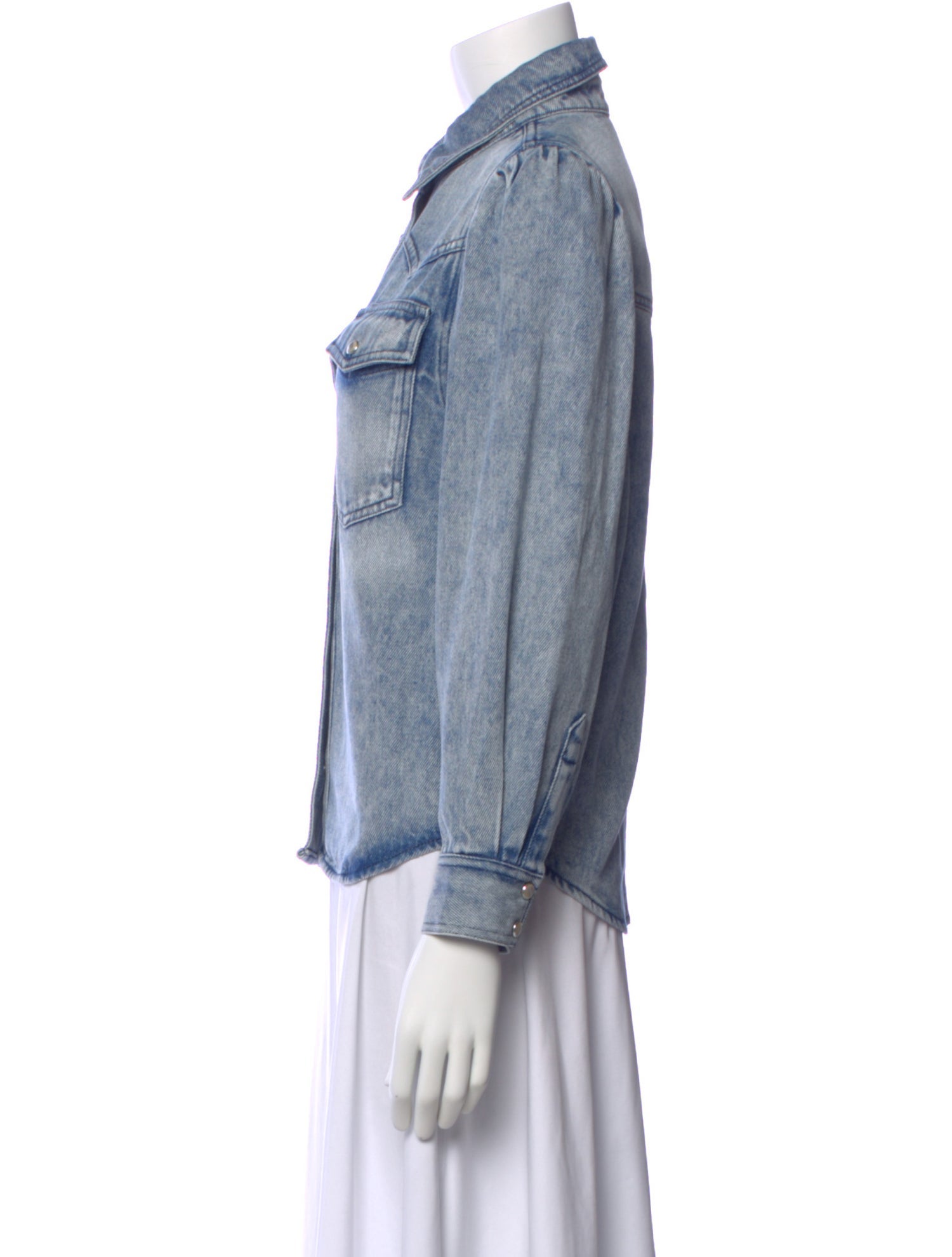 Isabel Marant Long Sleeve Button-Up Top