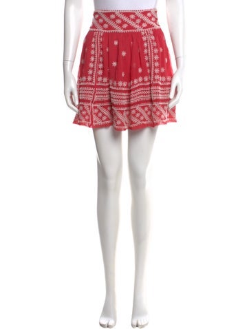 Pre-owned Isabel Marant Silk Mini Skirt In Pink