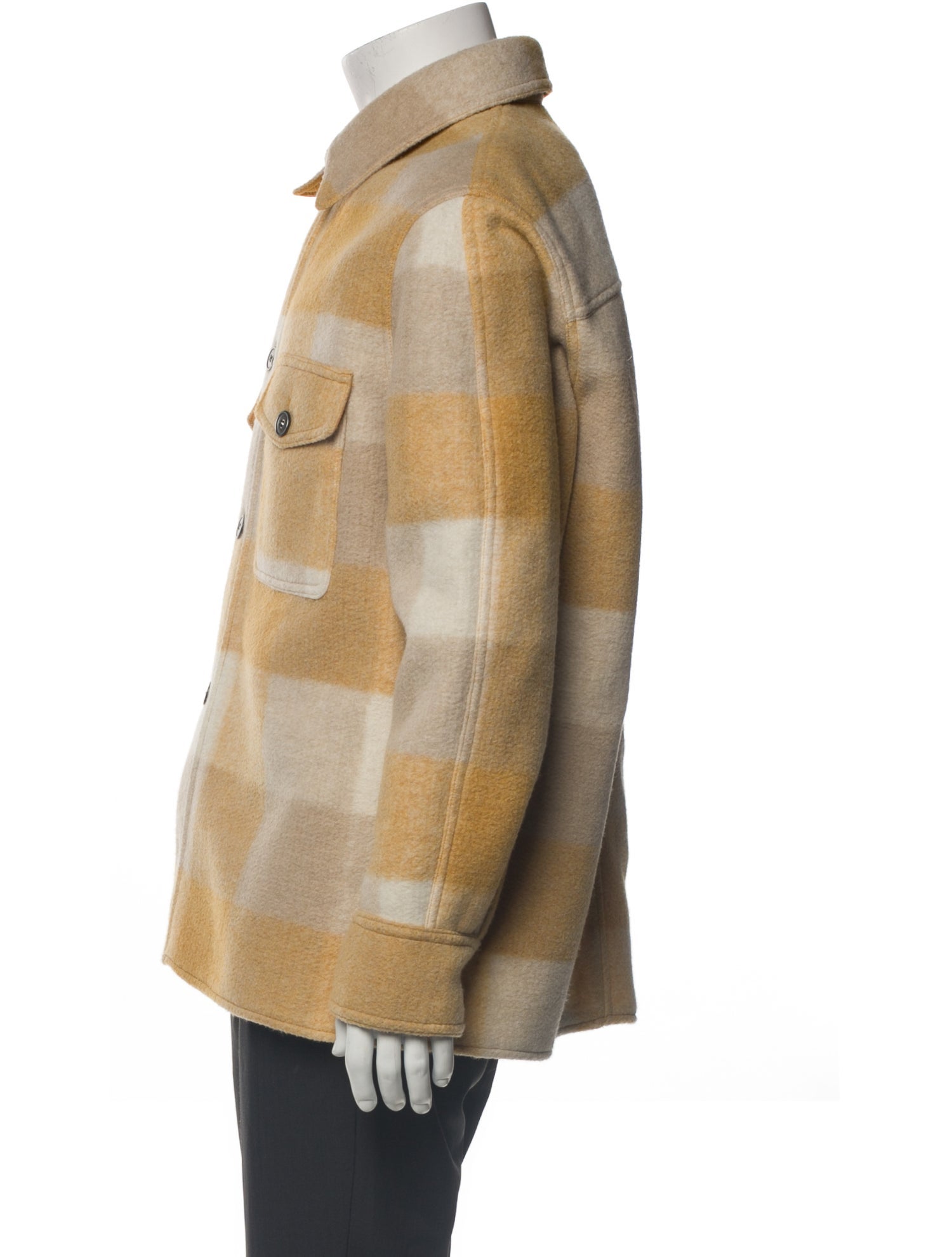 Isabel Marant Plaid Print Utility Jacket