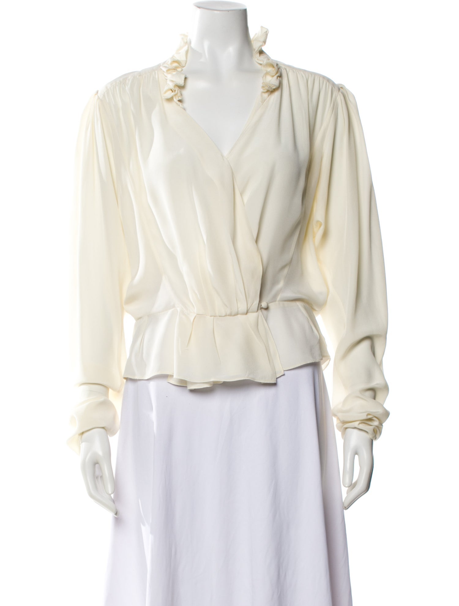 Isabel Marant Silk V-Neck Blouse