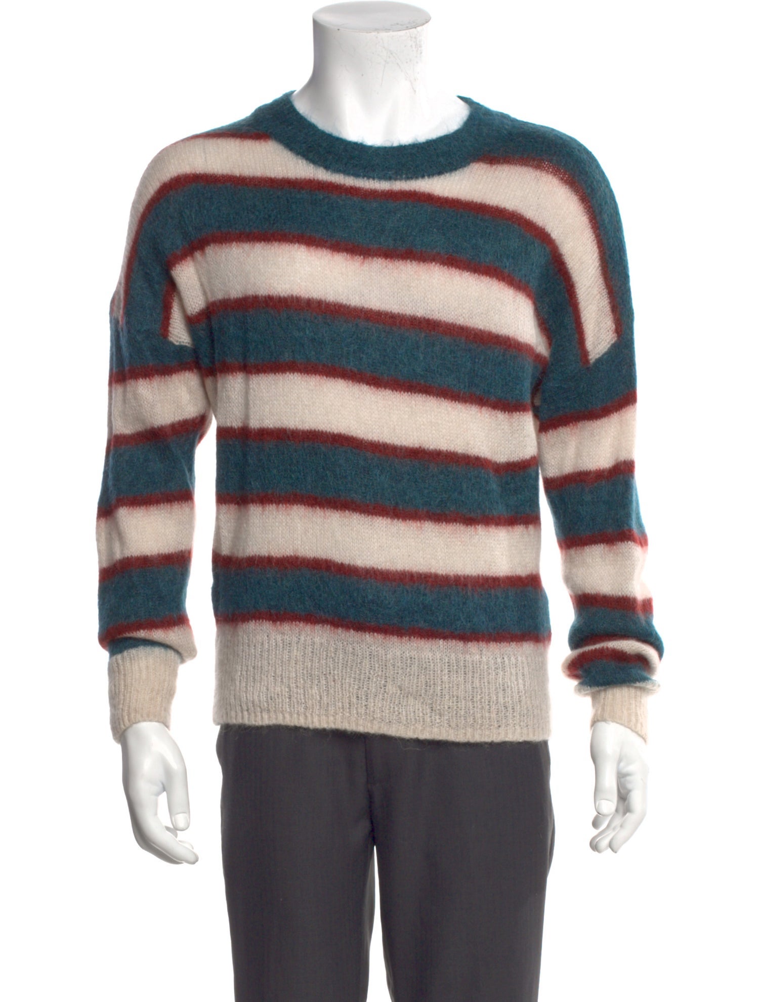 Isabel Marant Striped Crew Neck Pullover