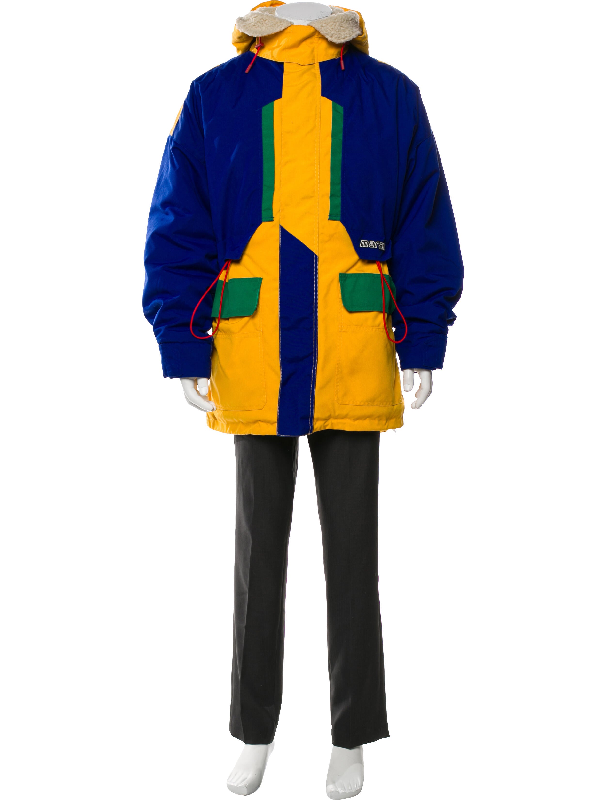 Isabel Marant Colorblock Pattern Parka