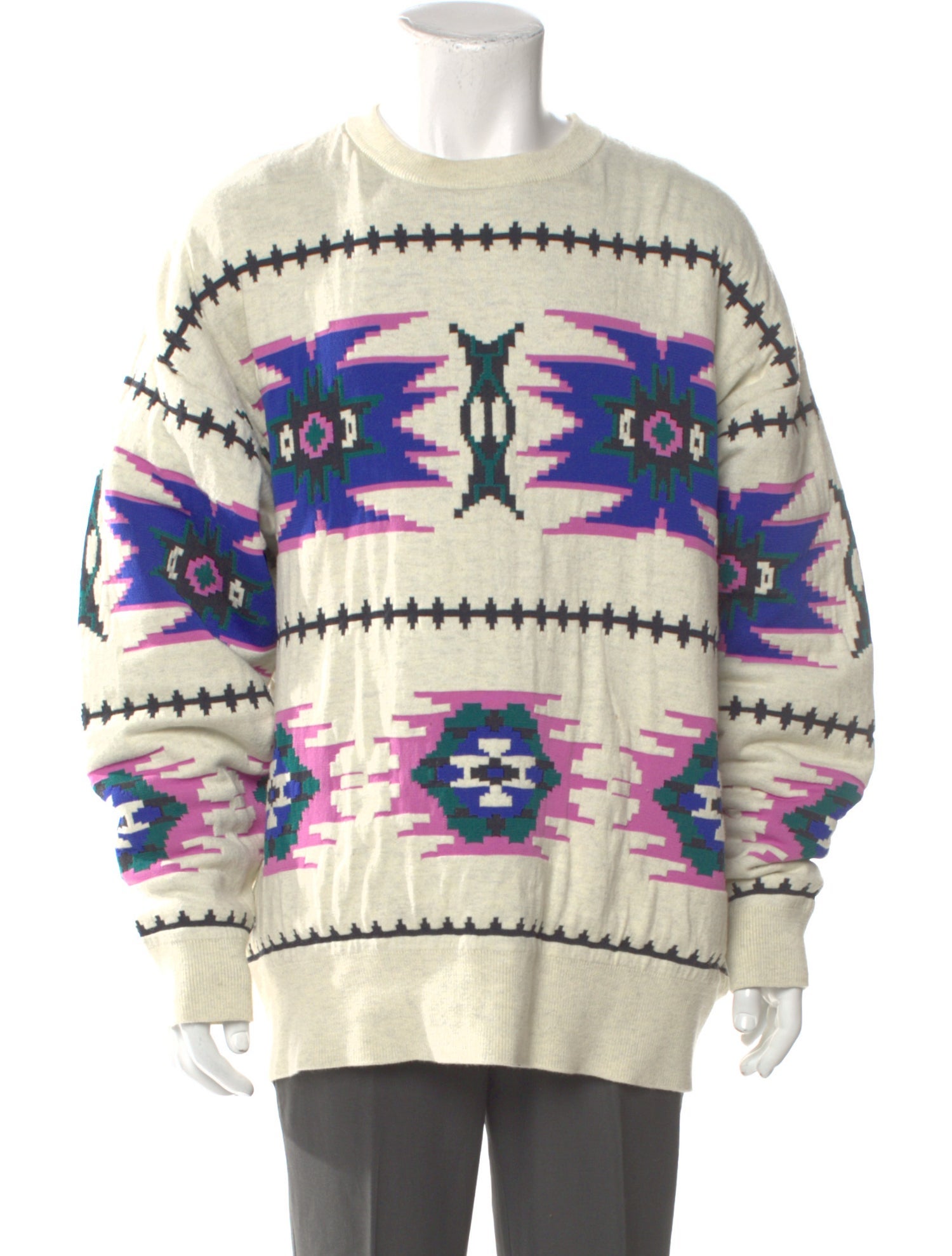 Isabel Marant Printed Crew Neck Pullover