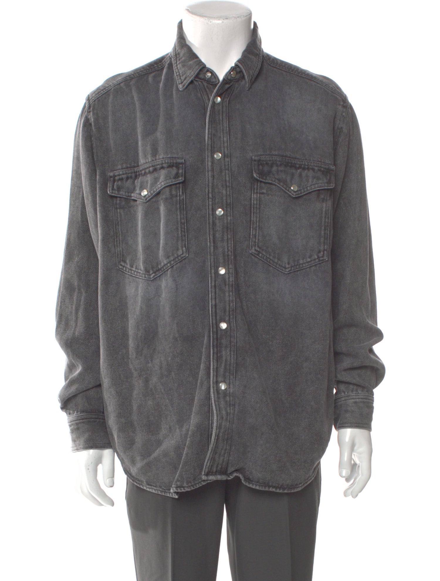Isabel Marant Long Sleeve Denim Shirt