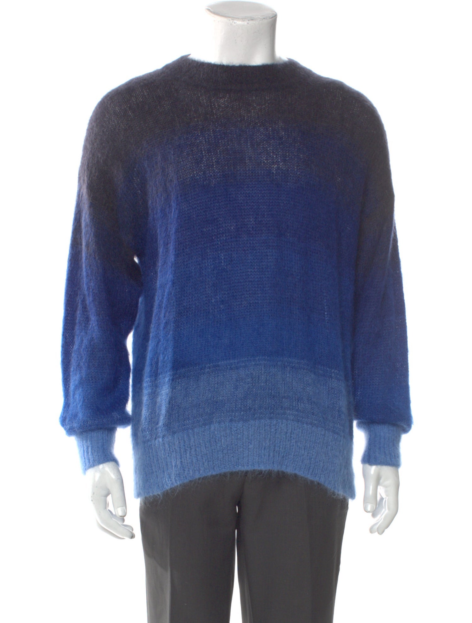 Isabel Marant Kid Mohair Colorblock Pattern Pullover