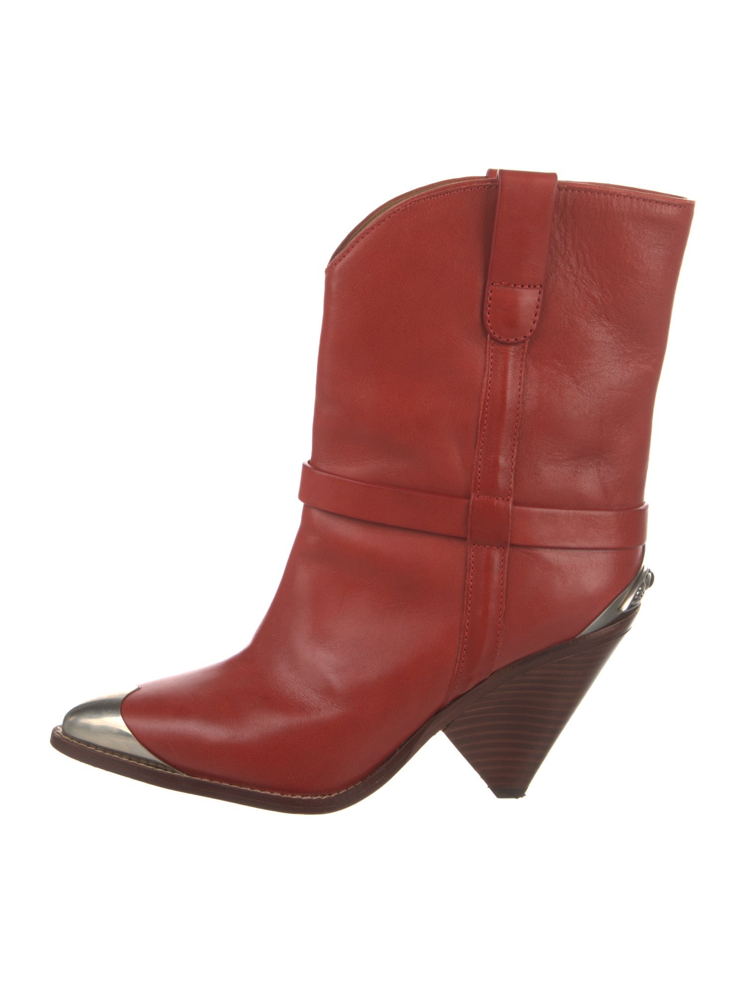 Isabel Marant Leather Western Boots