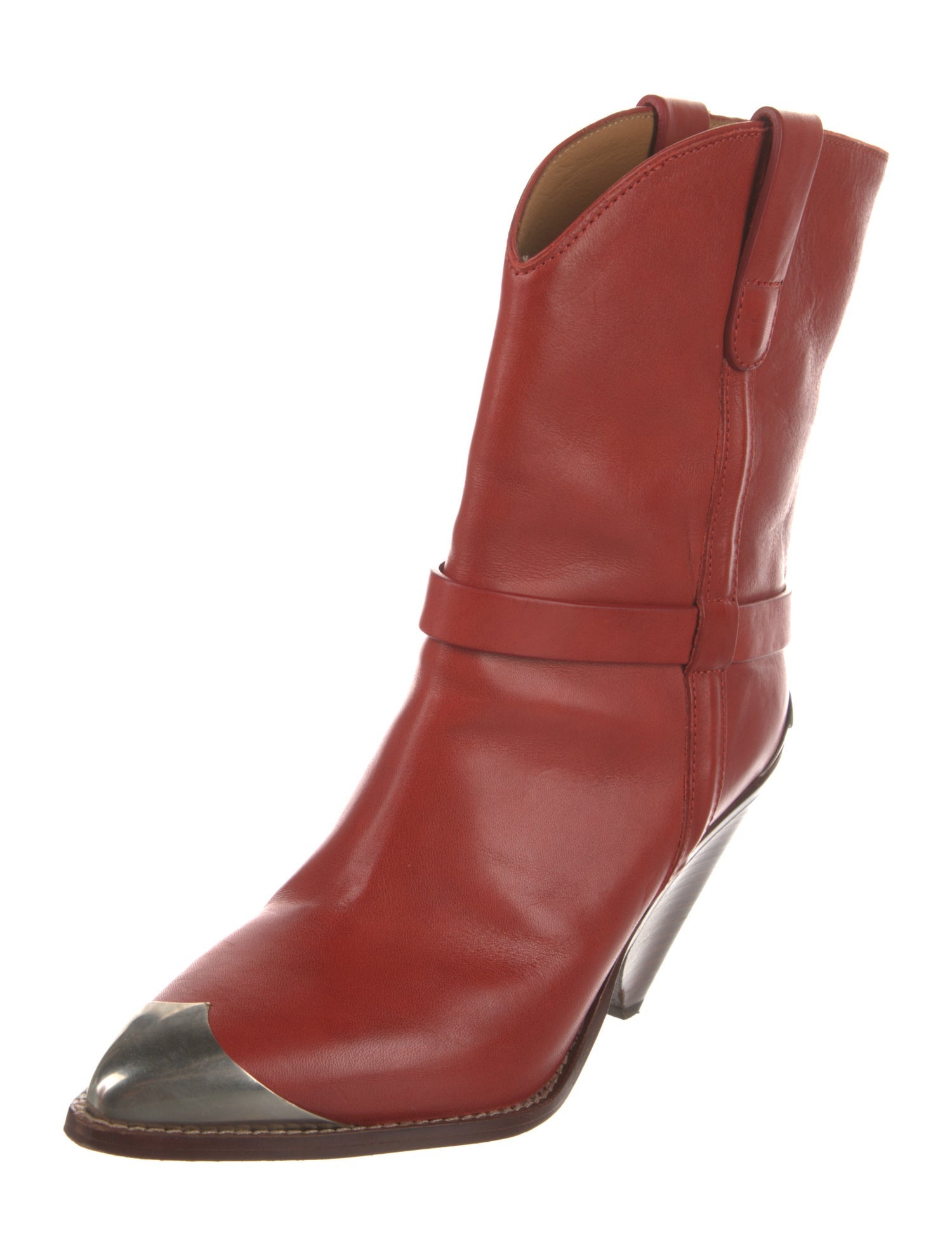 Isabel Marant Leather Western Boots