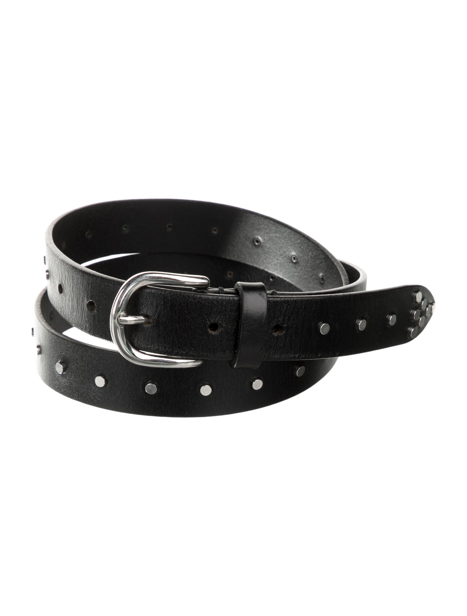 Isabel Marant Leather Studded Accents Belt