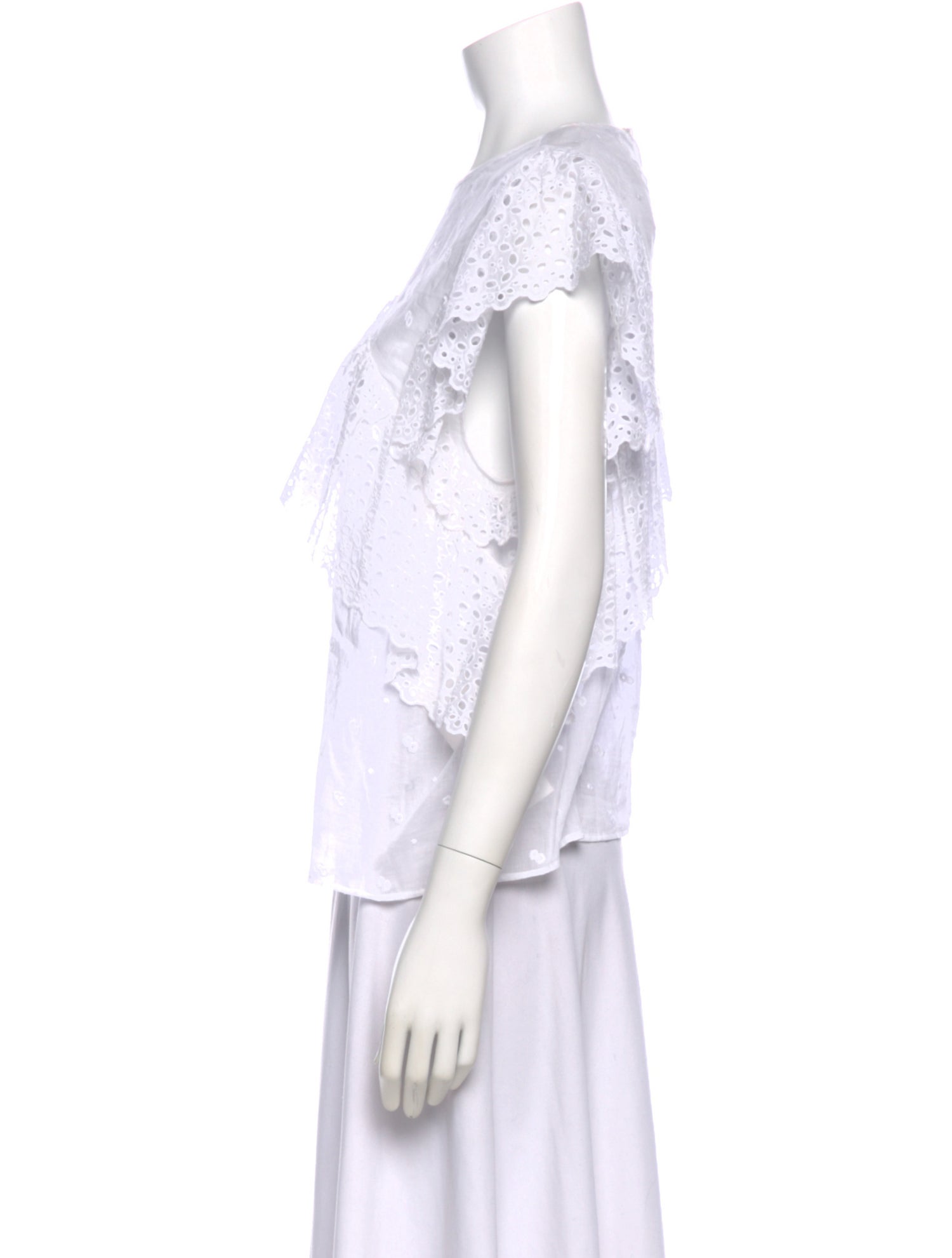 Isabel Marant Crew Neck Short Sleeve Blouse