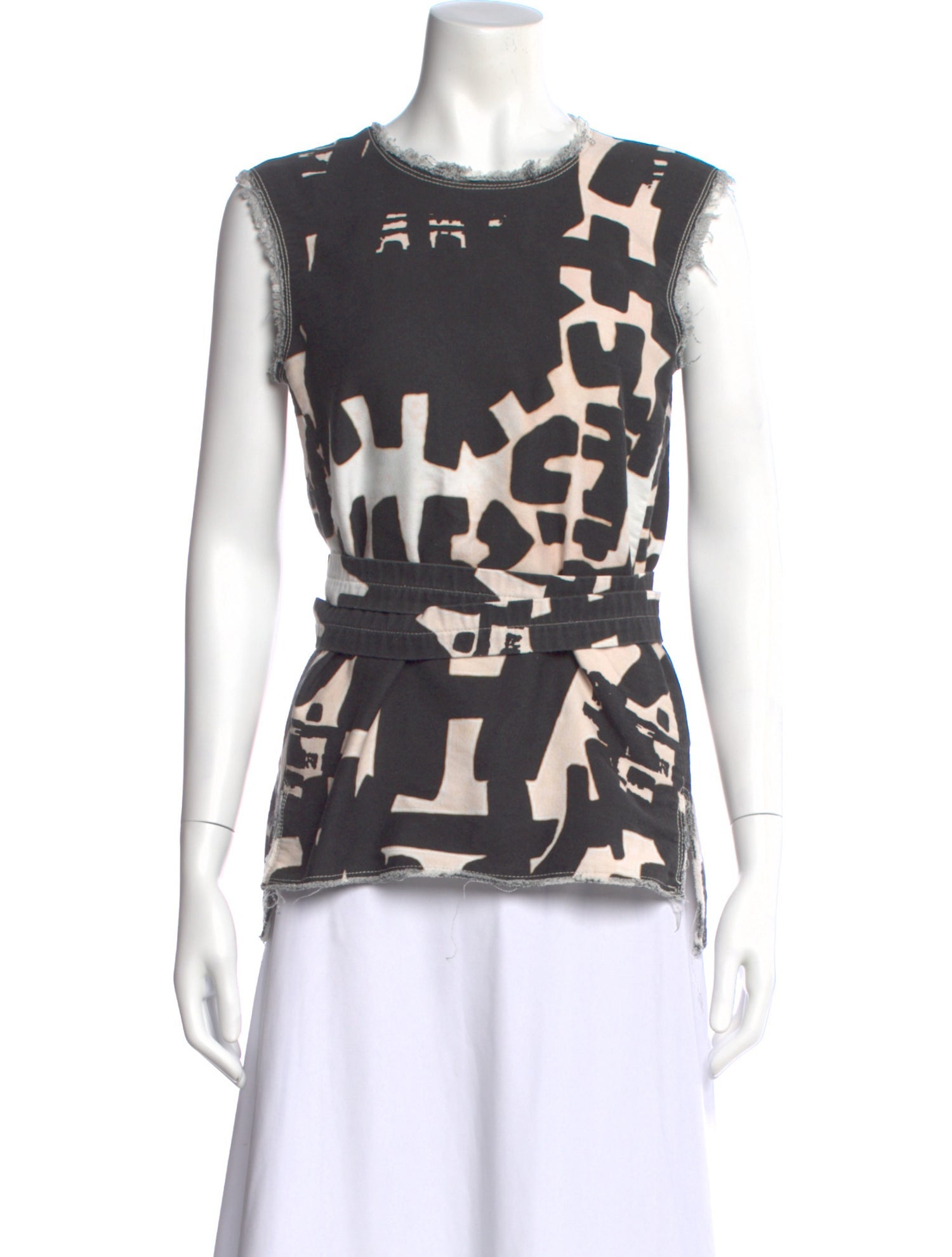 Isabel Marant Graphic Print Crew Neck Top