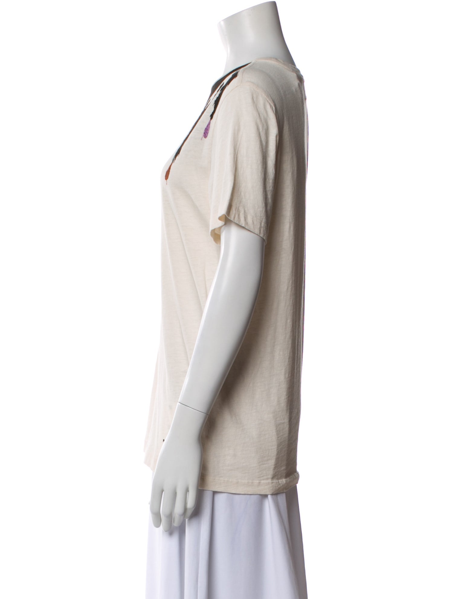 Isabel Marant Graphic Print Crew Neck T-Shirt w/ Tags