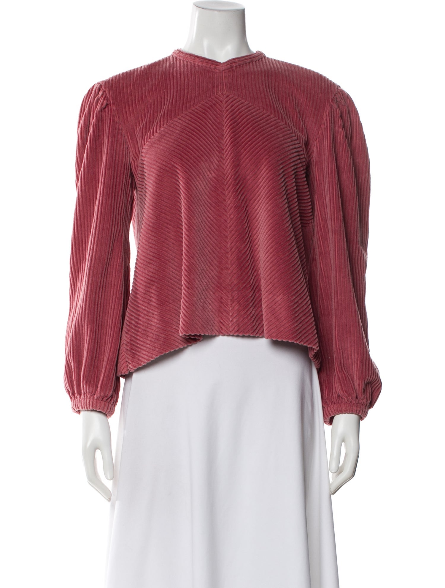 Isabel Marant V-Neck Long Sleeve Blouse