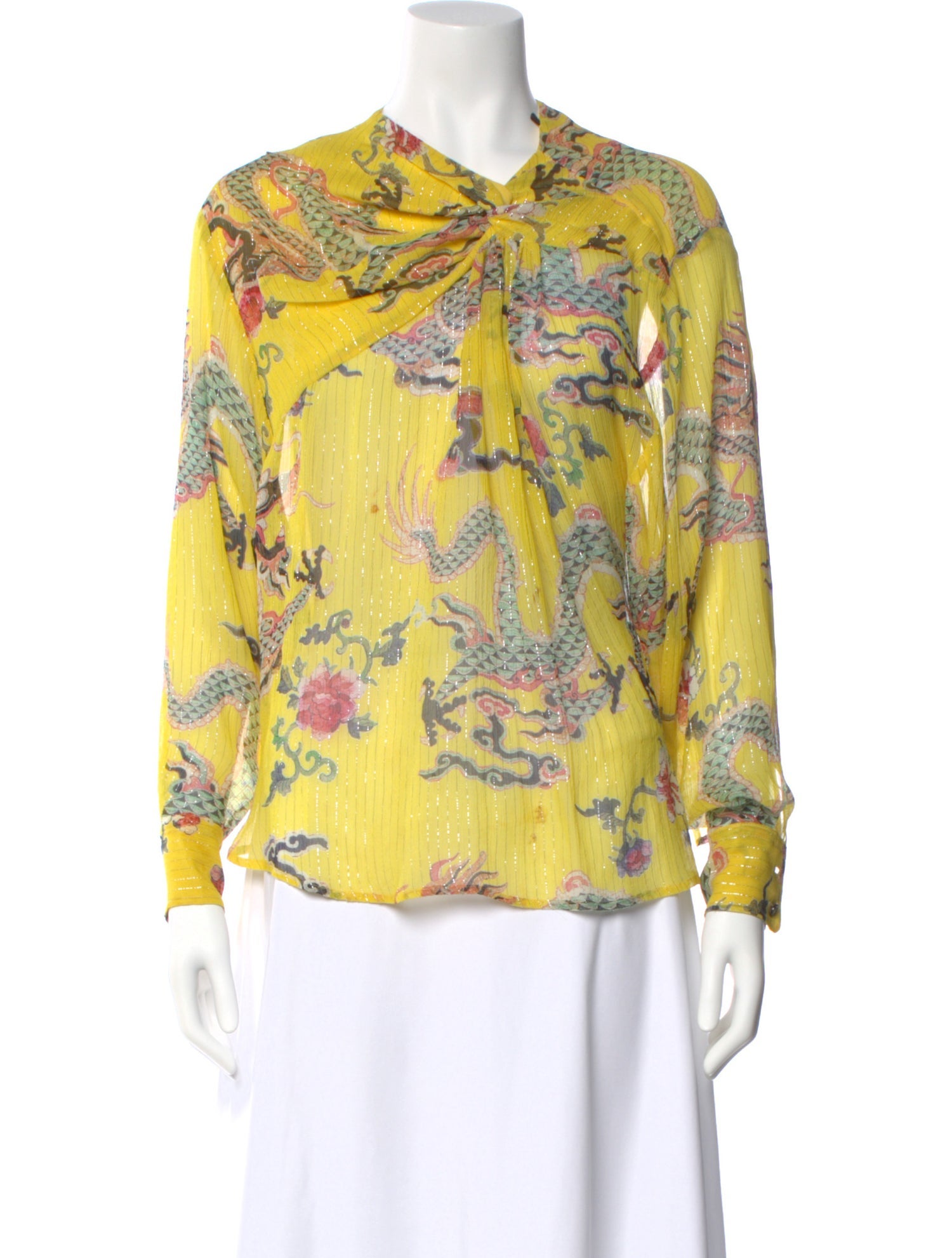 Isabel Marant Silk Patterned Blouse
