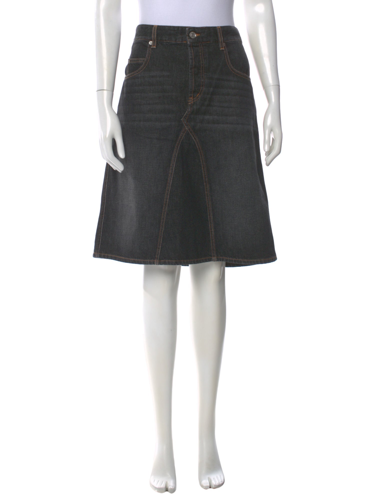 Isabel Marant Distressed Accents Knee-Length Skirt w/ Tags