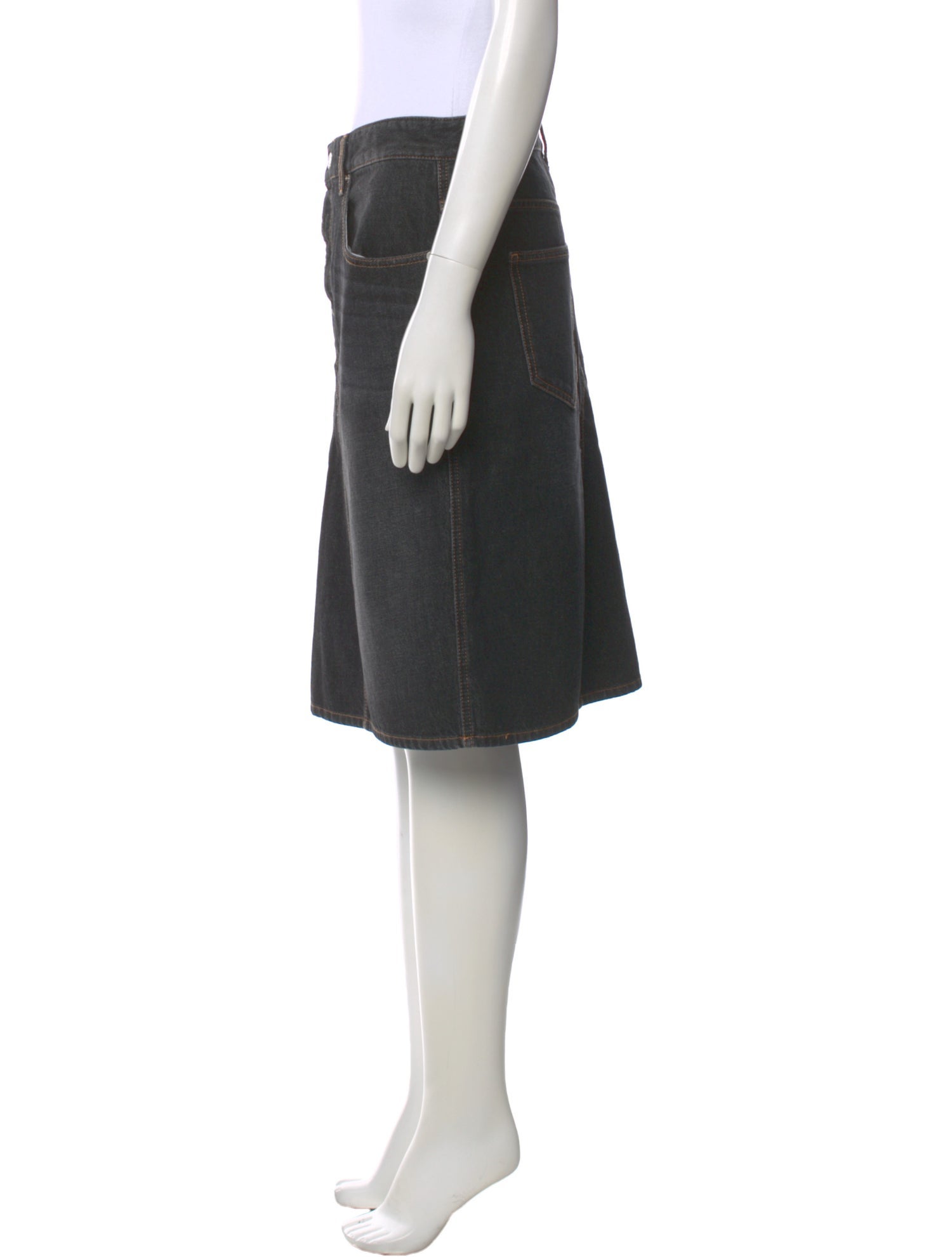 Isabel Marant Distressed Accents Knee-Length Skirt w/ Tags