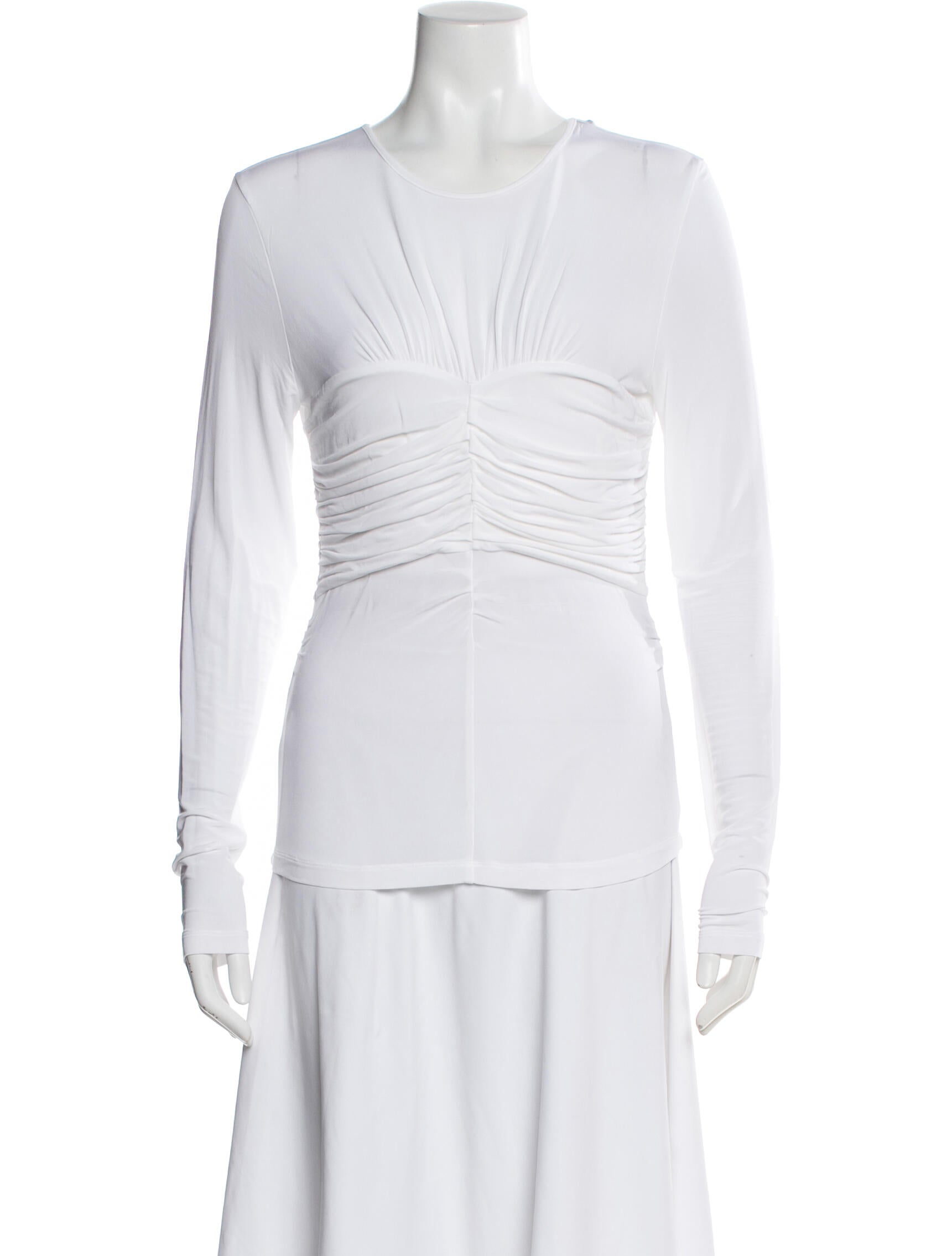 Isabel Marant Crew Neck Long Sleeve Top