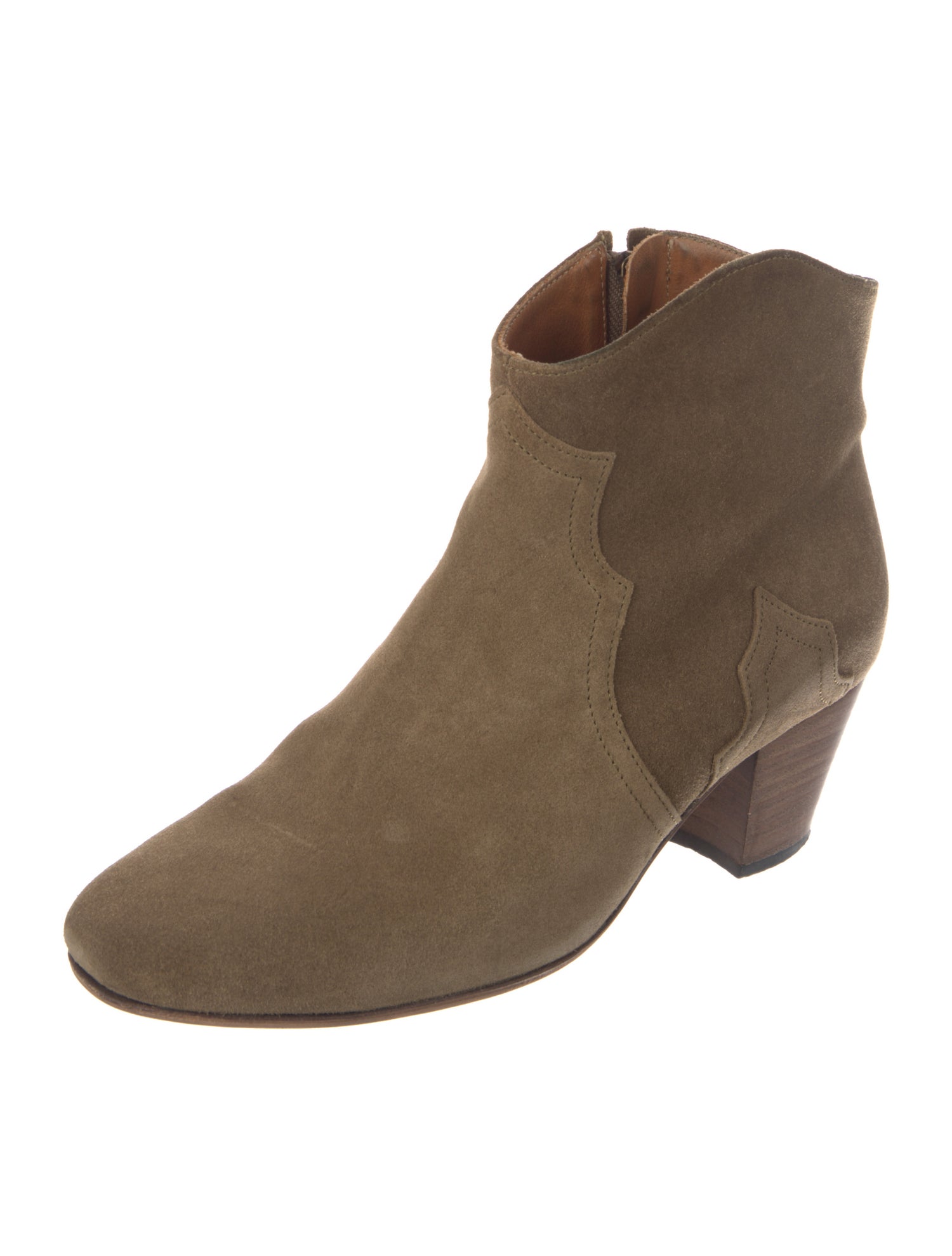 Isabel Marant Suede Western Boots