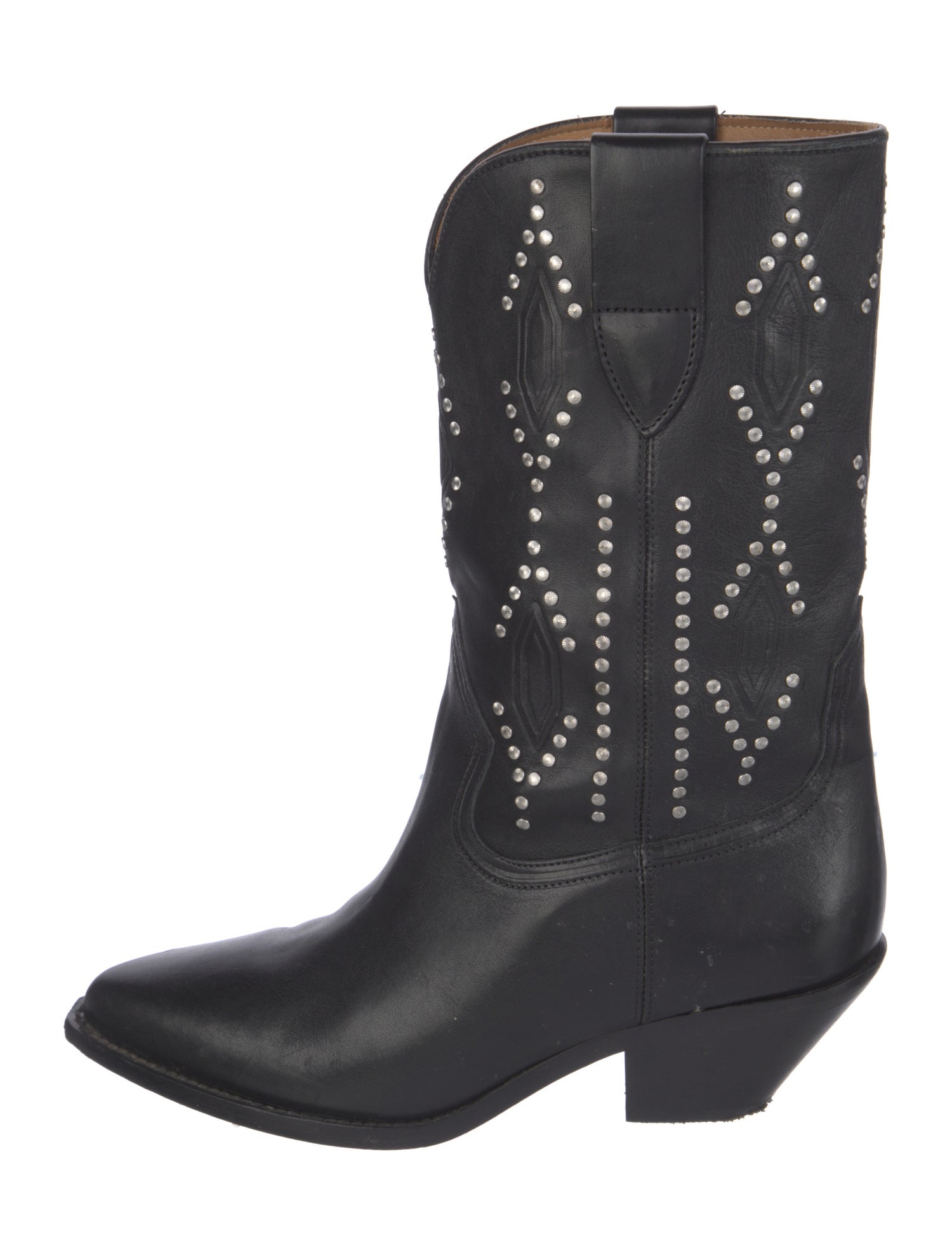 Isabel Marant Leather Western Boots