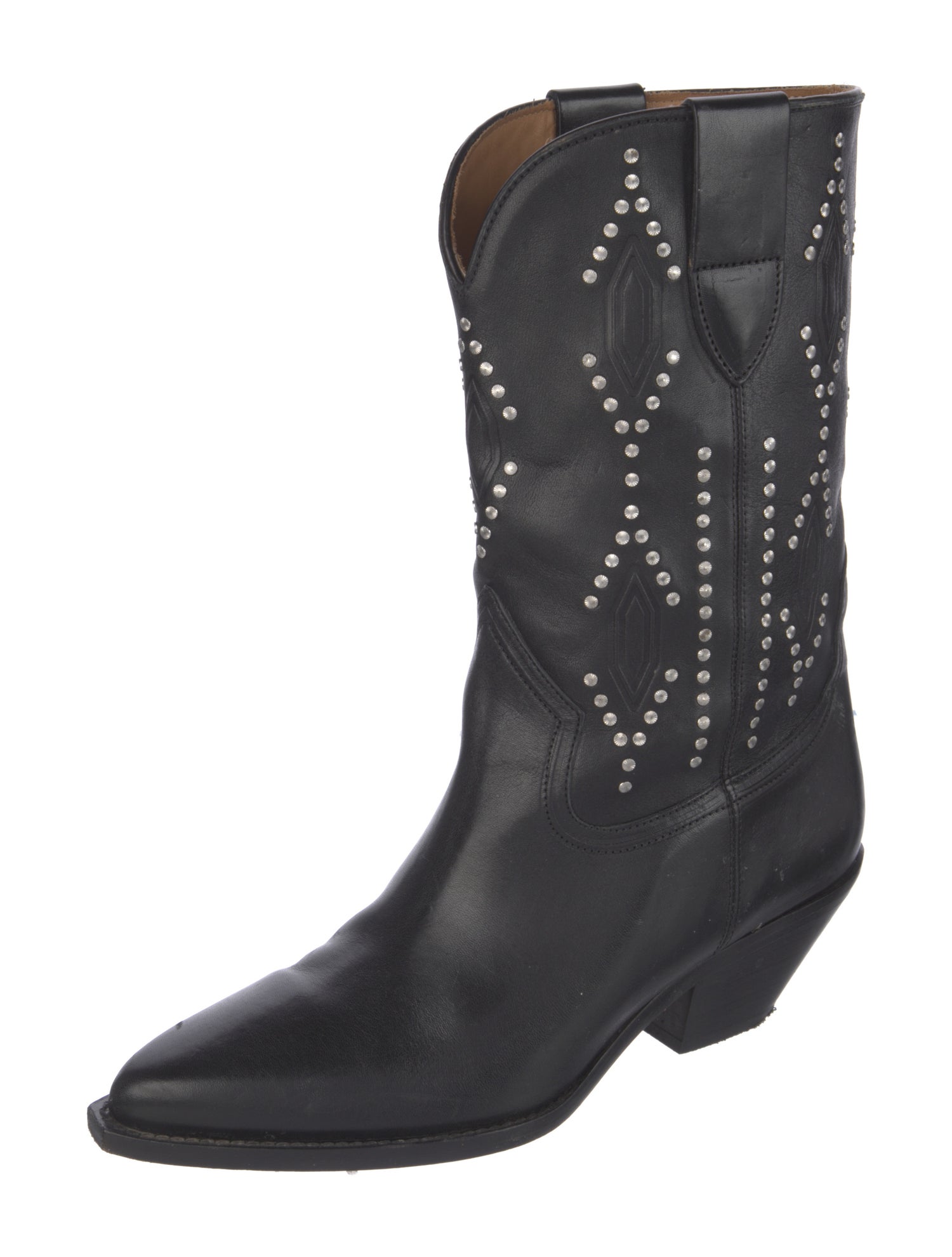 Isabel Marant Leather Western Boots