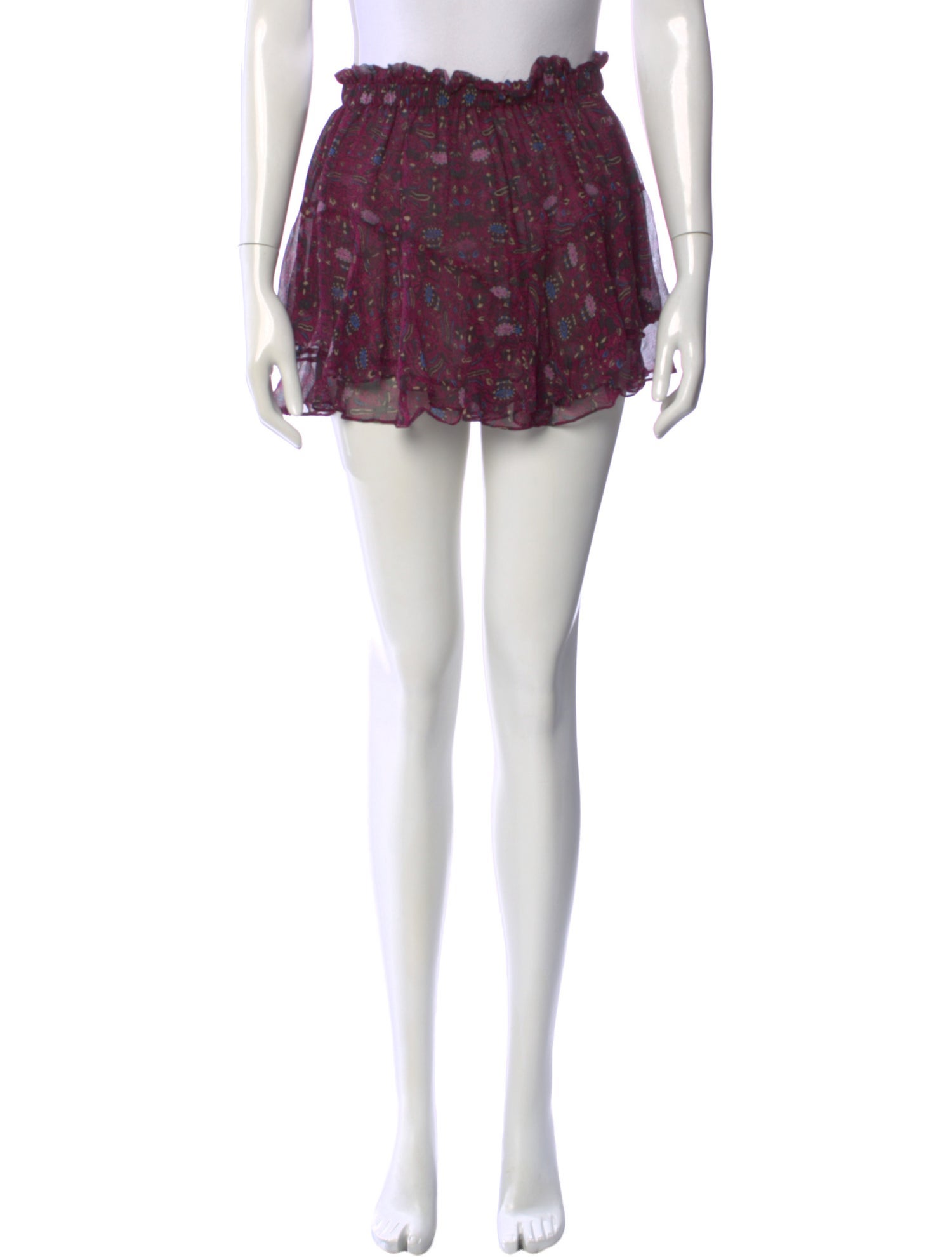 Isabel Marant Silk Mini Shorts