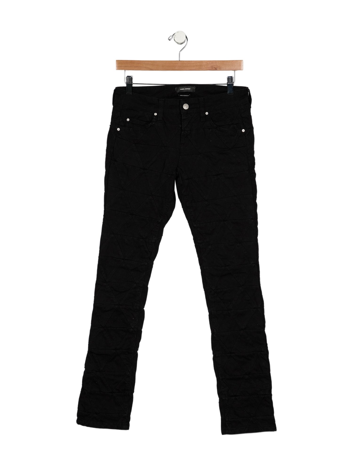 Isabel Marant Mid-Rise Straight Leg Jeans