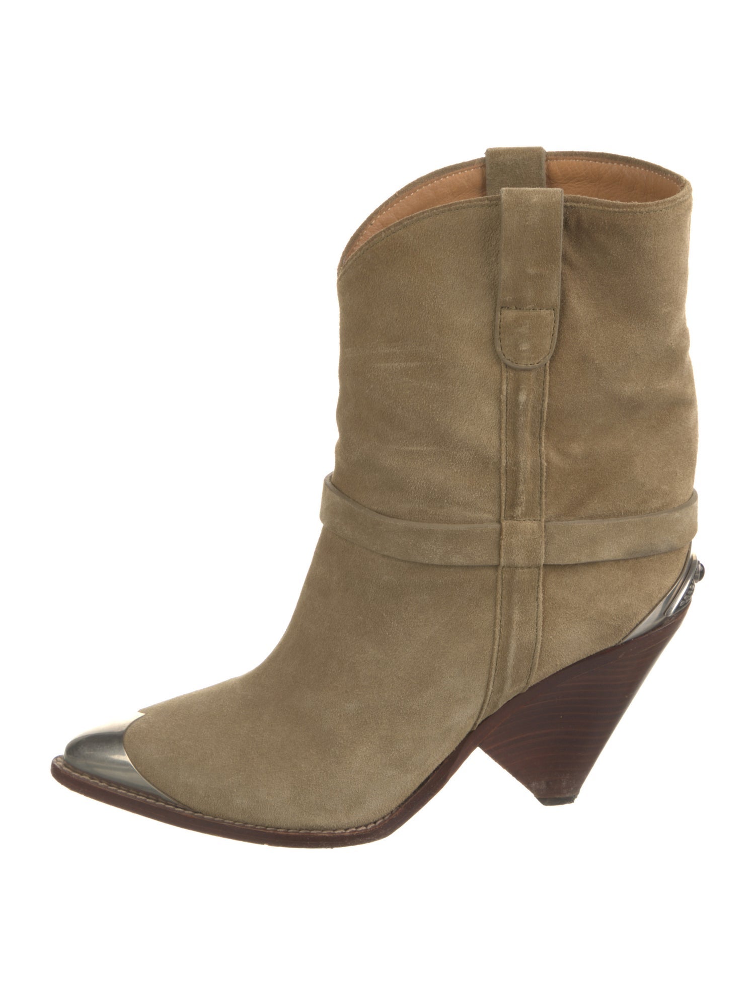 Isabel Marant Suede Western Boots