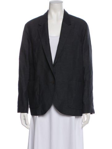 Pre-owned Isabel Marant Linen Blazer In Blue