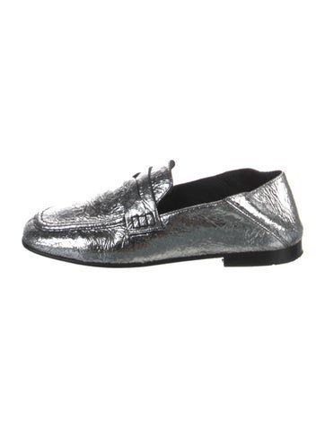 Pre-owned Isabel Marant Leather Distressed Accents Loafers