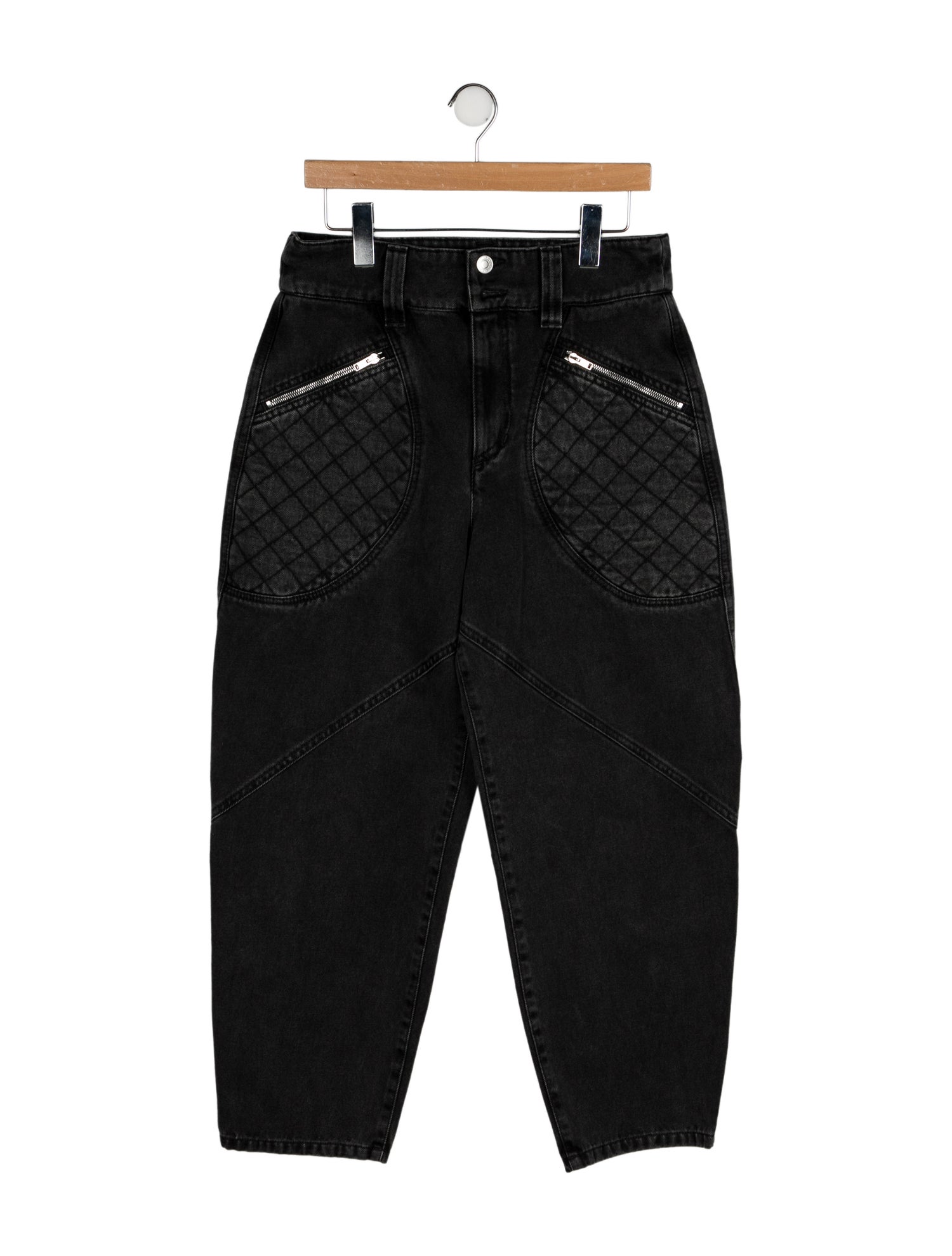 Isabel Marant High-Rise Straight Leg Jeans