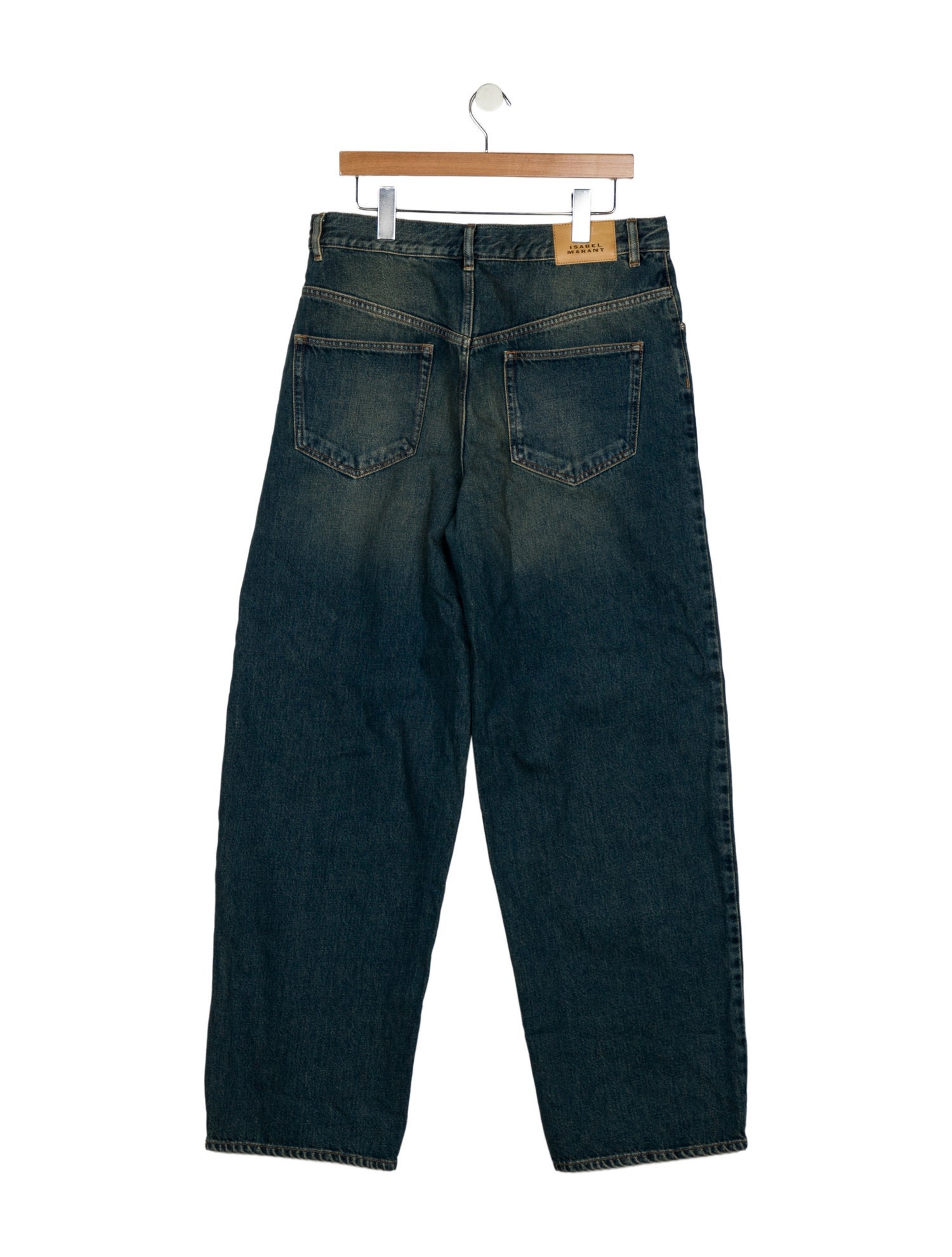 Isabel Marant Mid-Rise Wide Leg Jeans