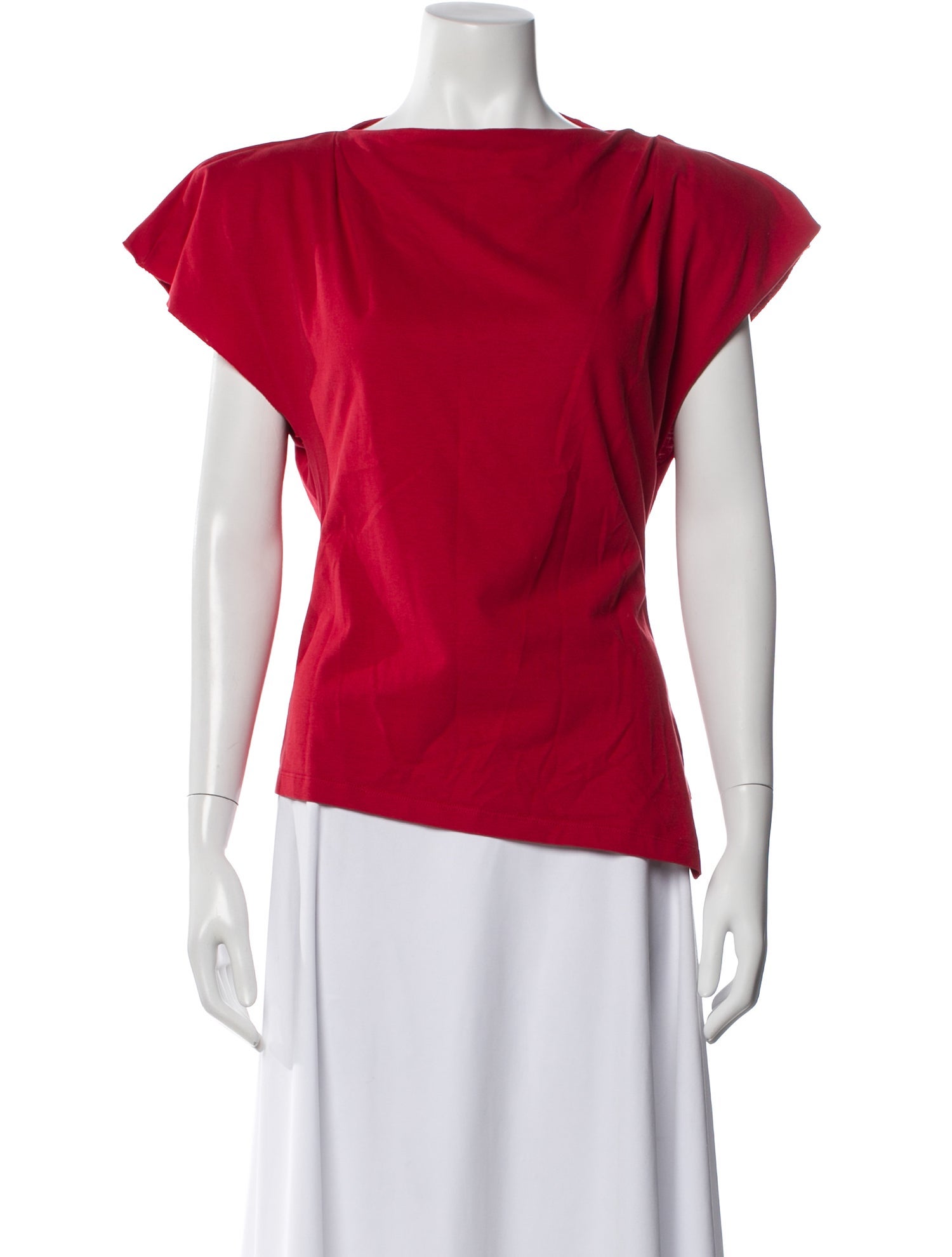 Isabel Marant Asymmetrical Short Sleeve Top
