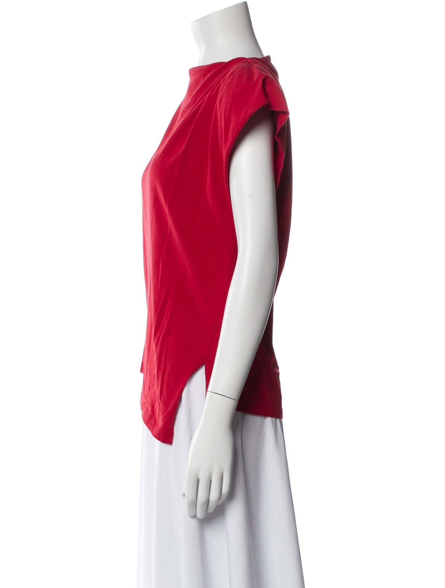 Isabel Marant Asymmetrical Short Sleeve Top