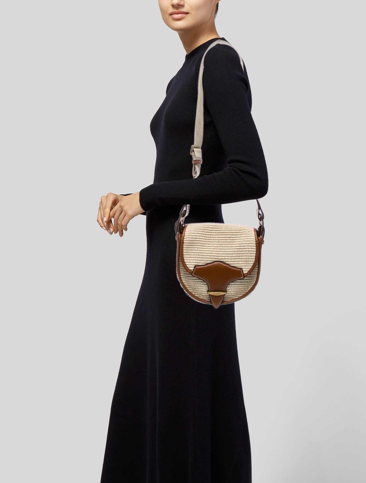 Isabel Marant Raffia Messenger Bag