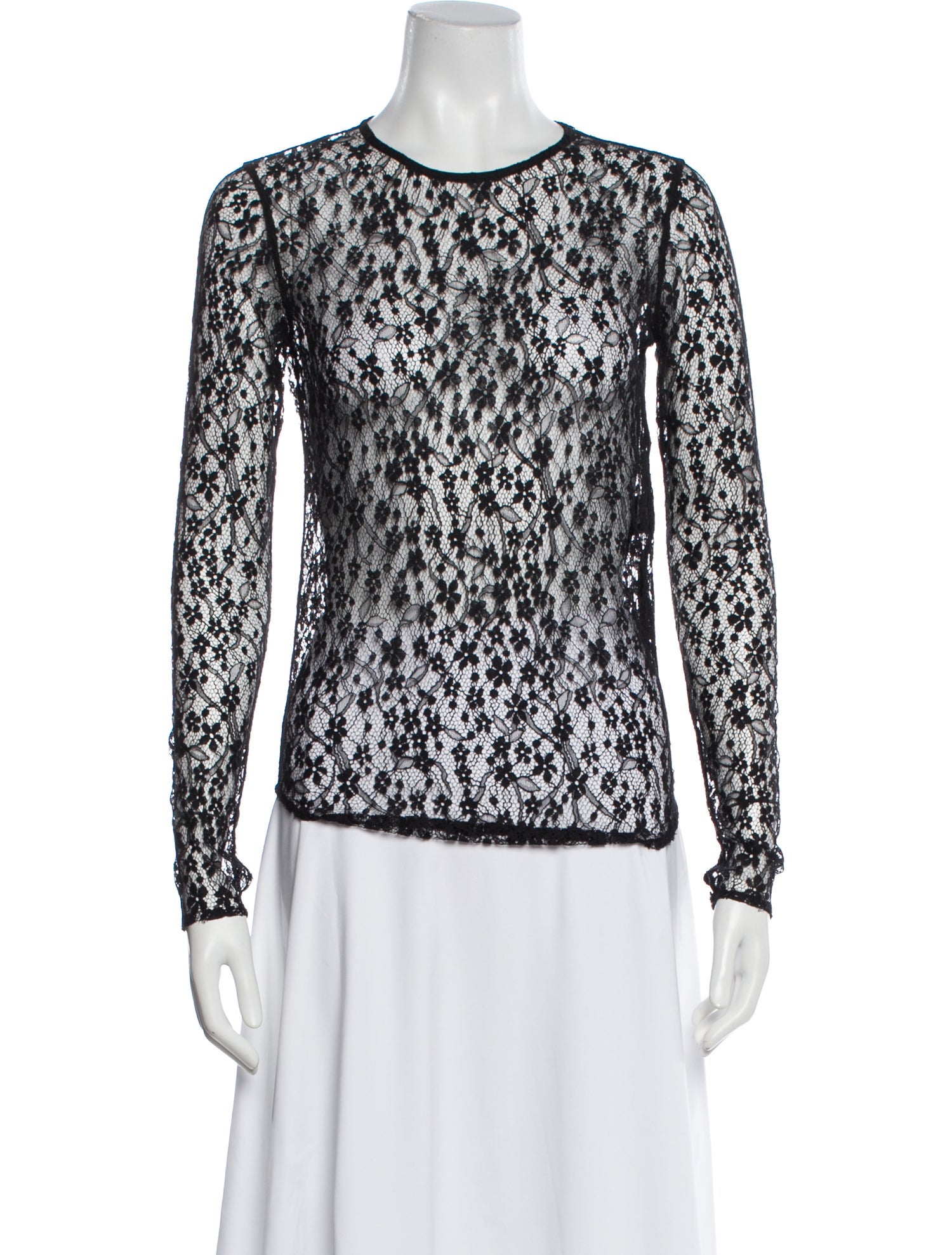 Isabel Marant Lace Lace Pattern Top