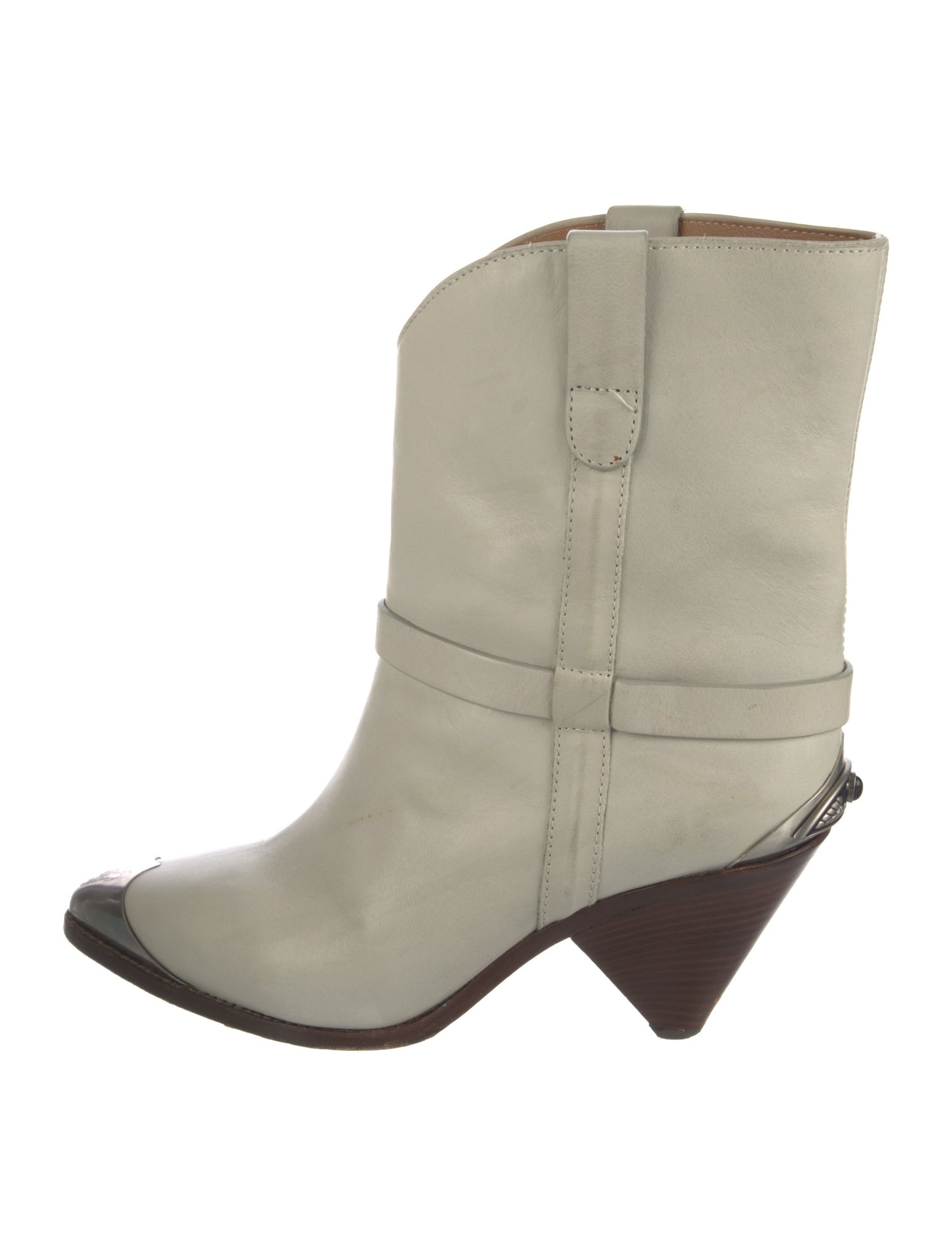 Isabel Marant Leather Western Boots