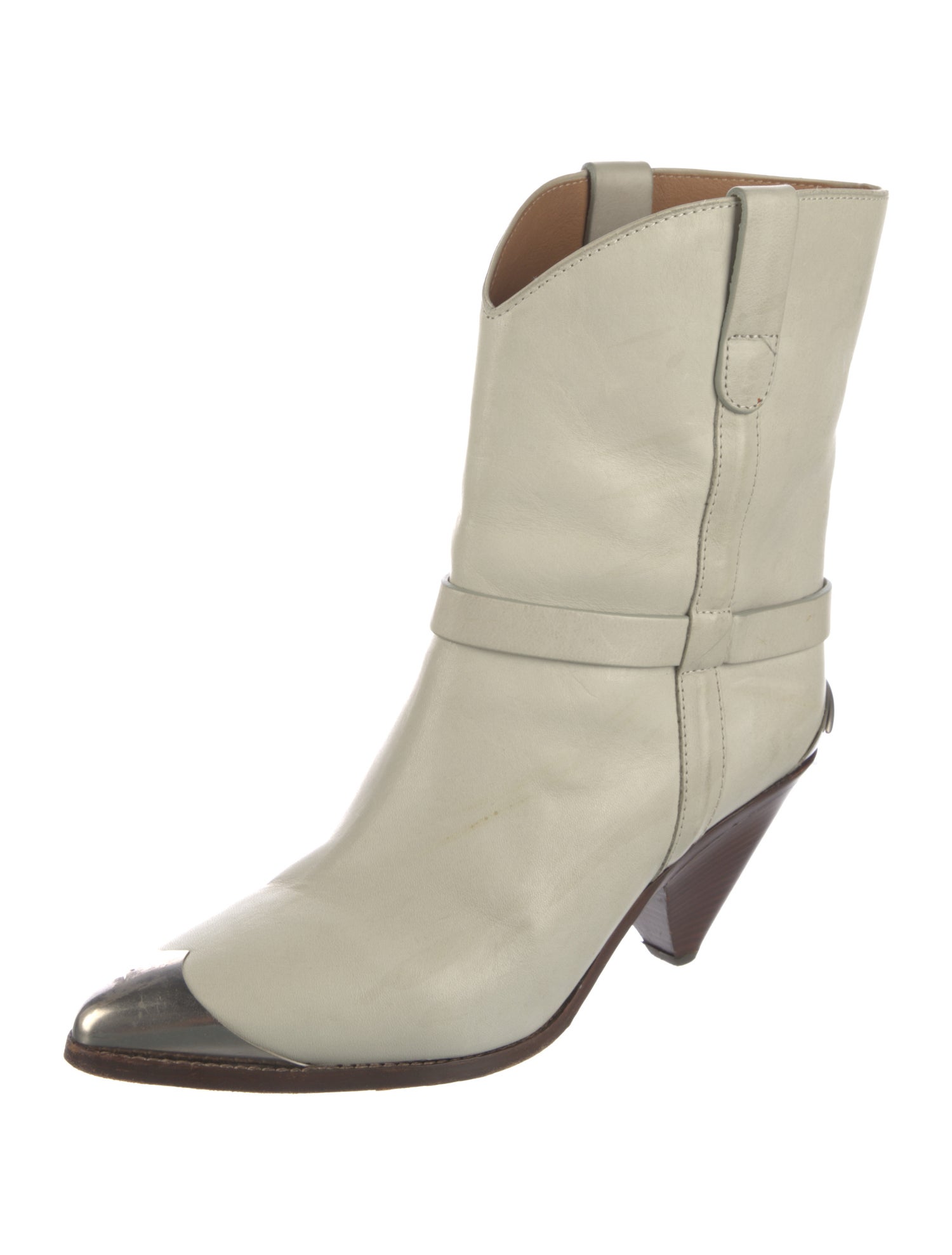 Isabel Marant Leather Western Boots