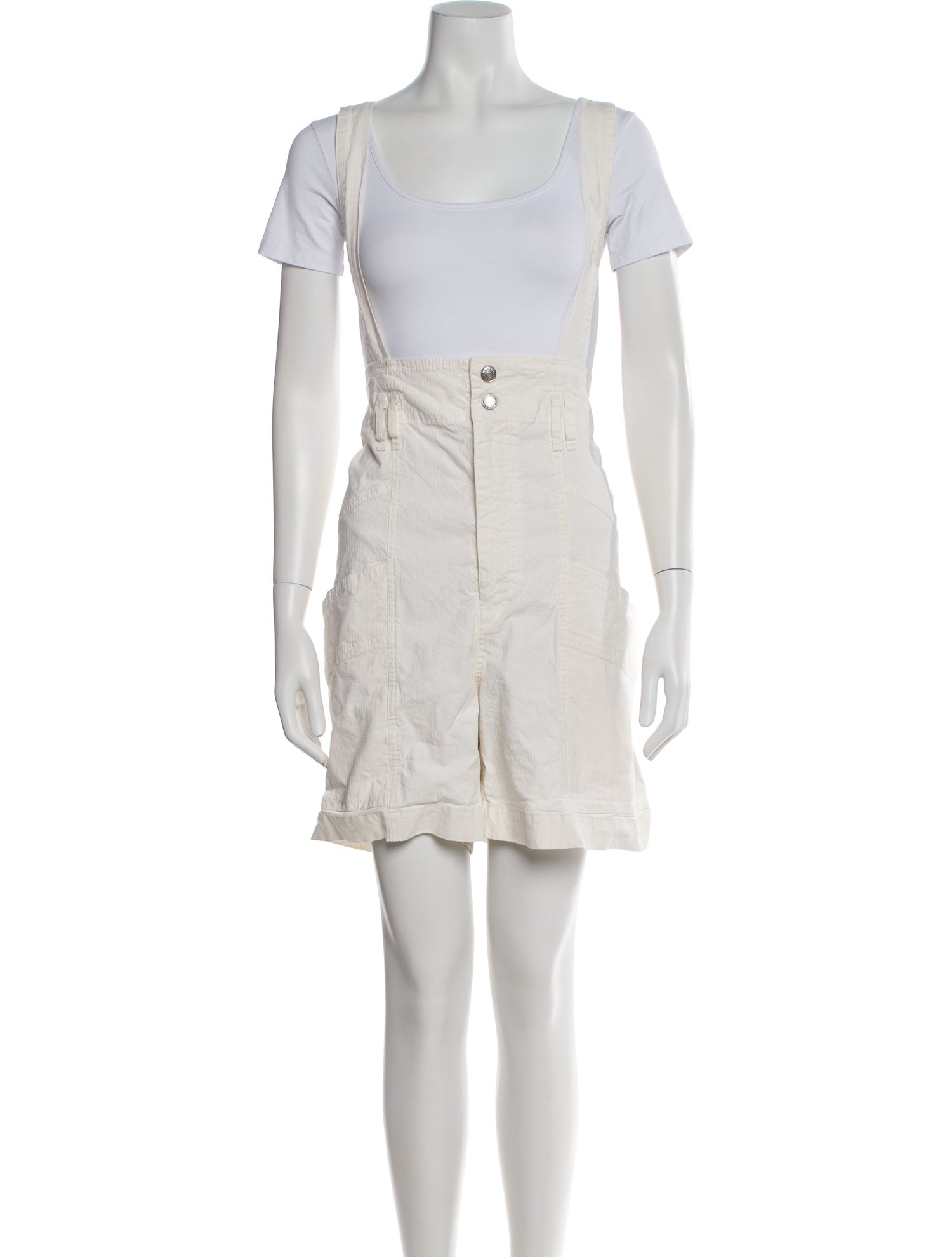 Isabel Marant Linen Knee-Length Shorts