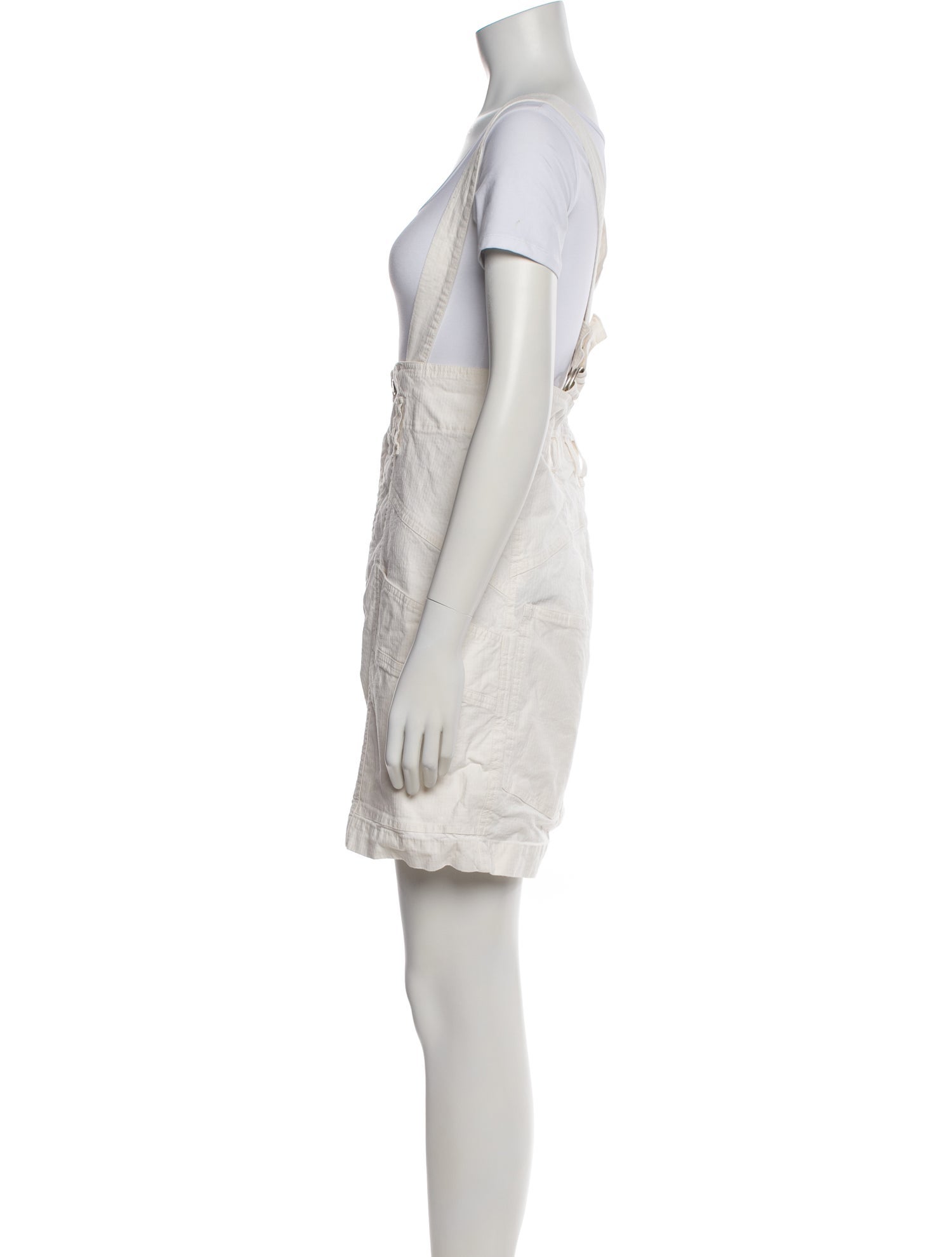 Isabel Marant Linen Knee-Length Shorts