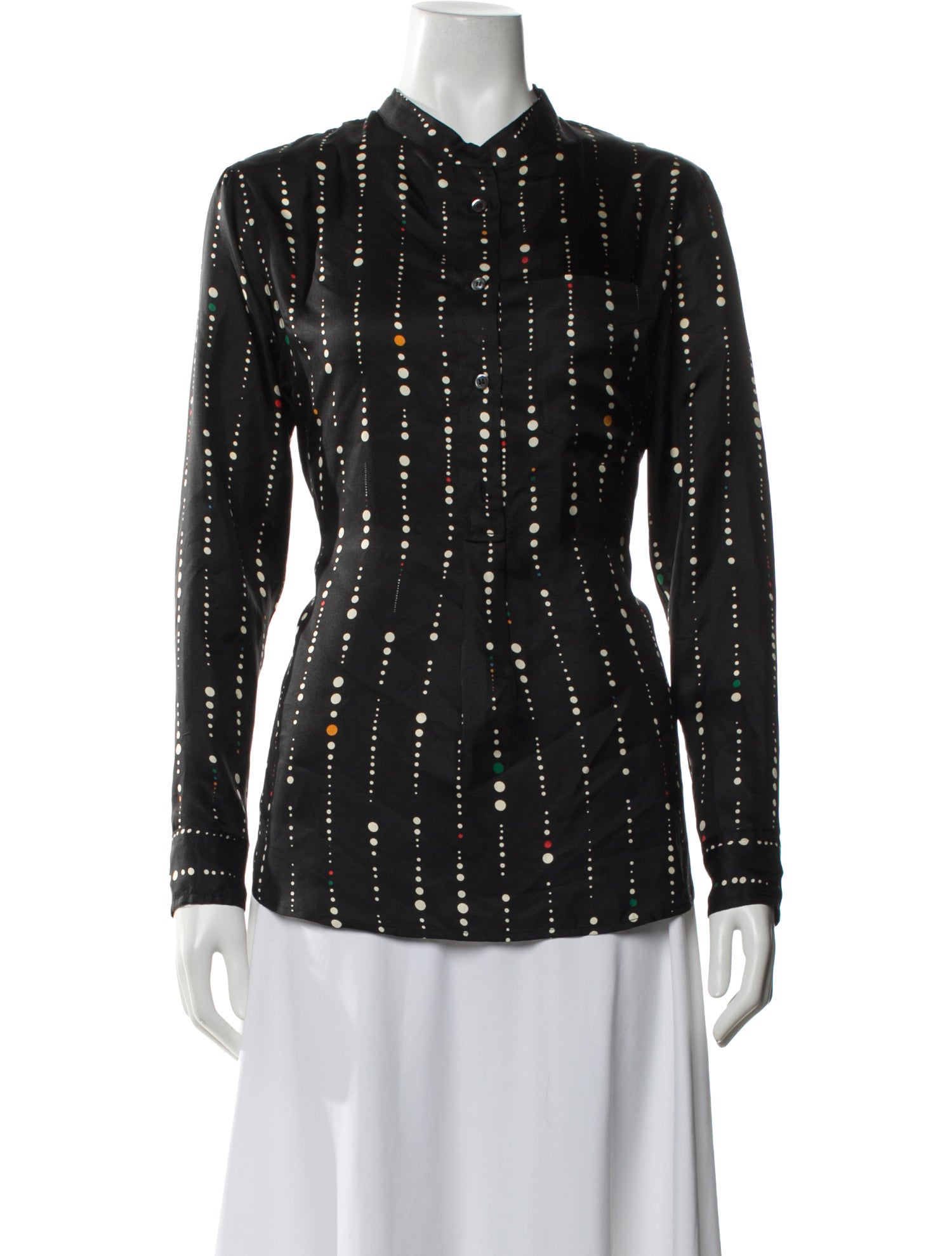 Isabel Marant Printed Long Sleeve Blouse