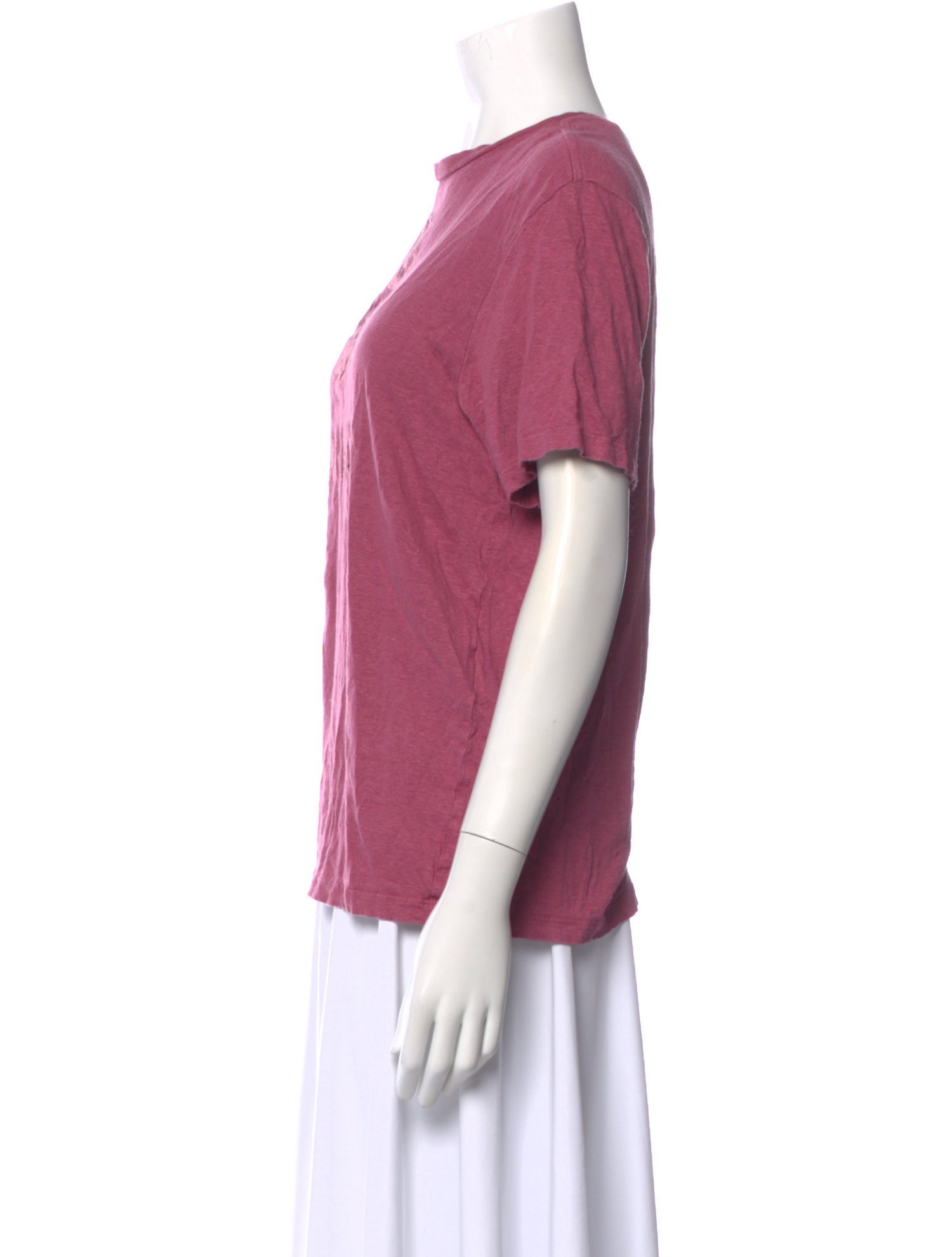 Isabel Marant Linen Graphic Print T-Shirt