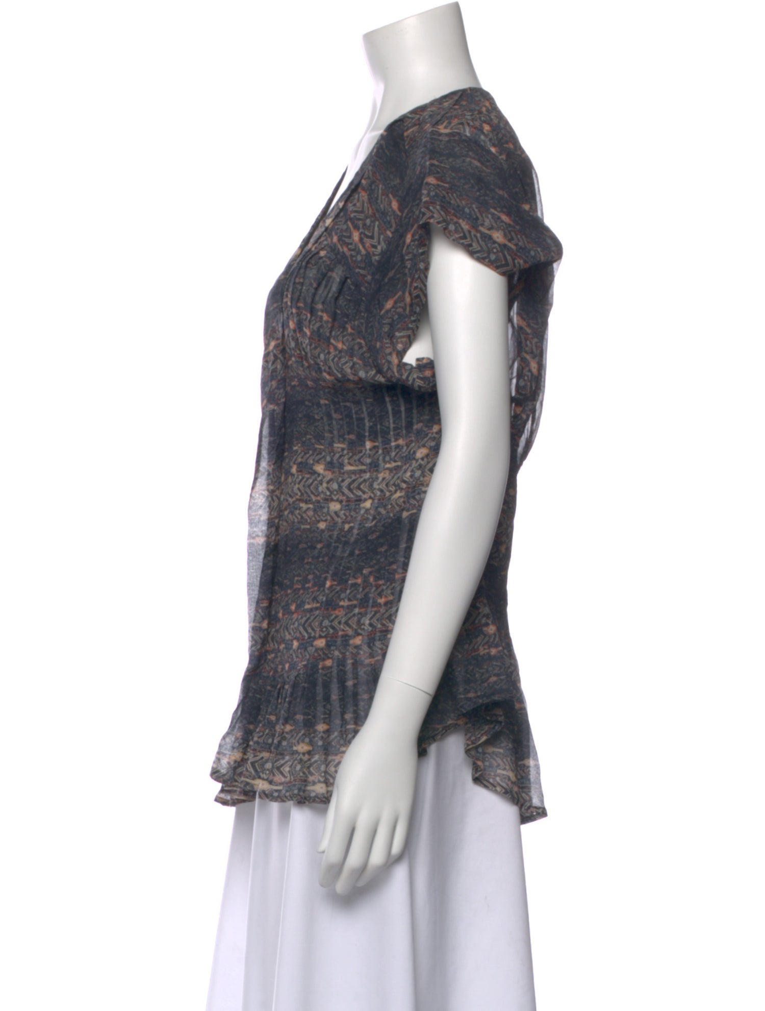 Isabel Marant Silk Printed Blouse