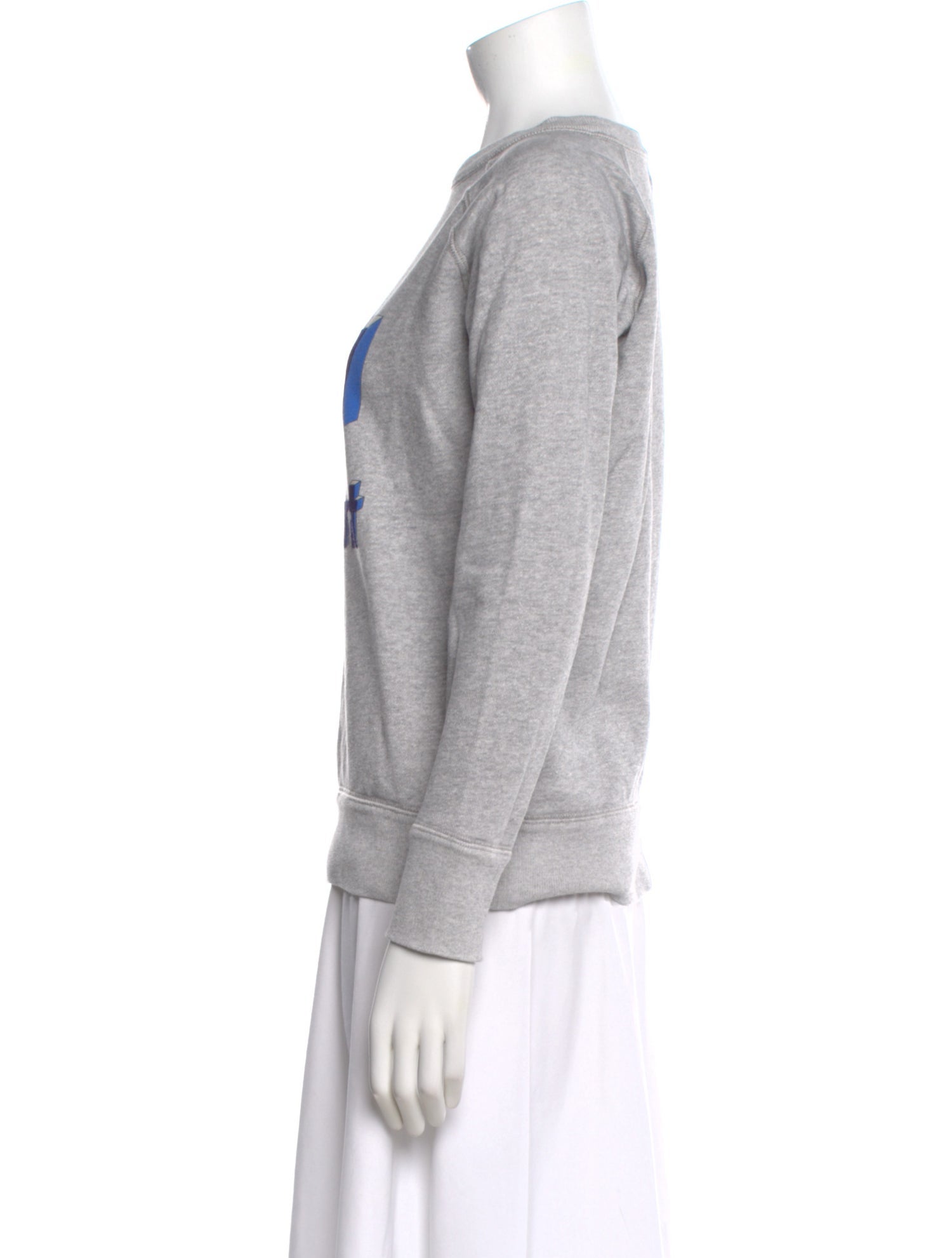 Isabel Marant Graphic Print Crew Neck Sweatshirt