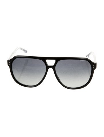 Pre-owned Isabel Marant Oversize Eyeglasses In Black