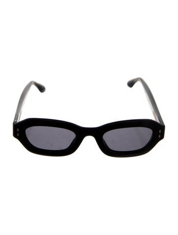 Pre-owned Isabel Marant Wayfarer Tinted Sunglasses In Black