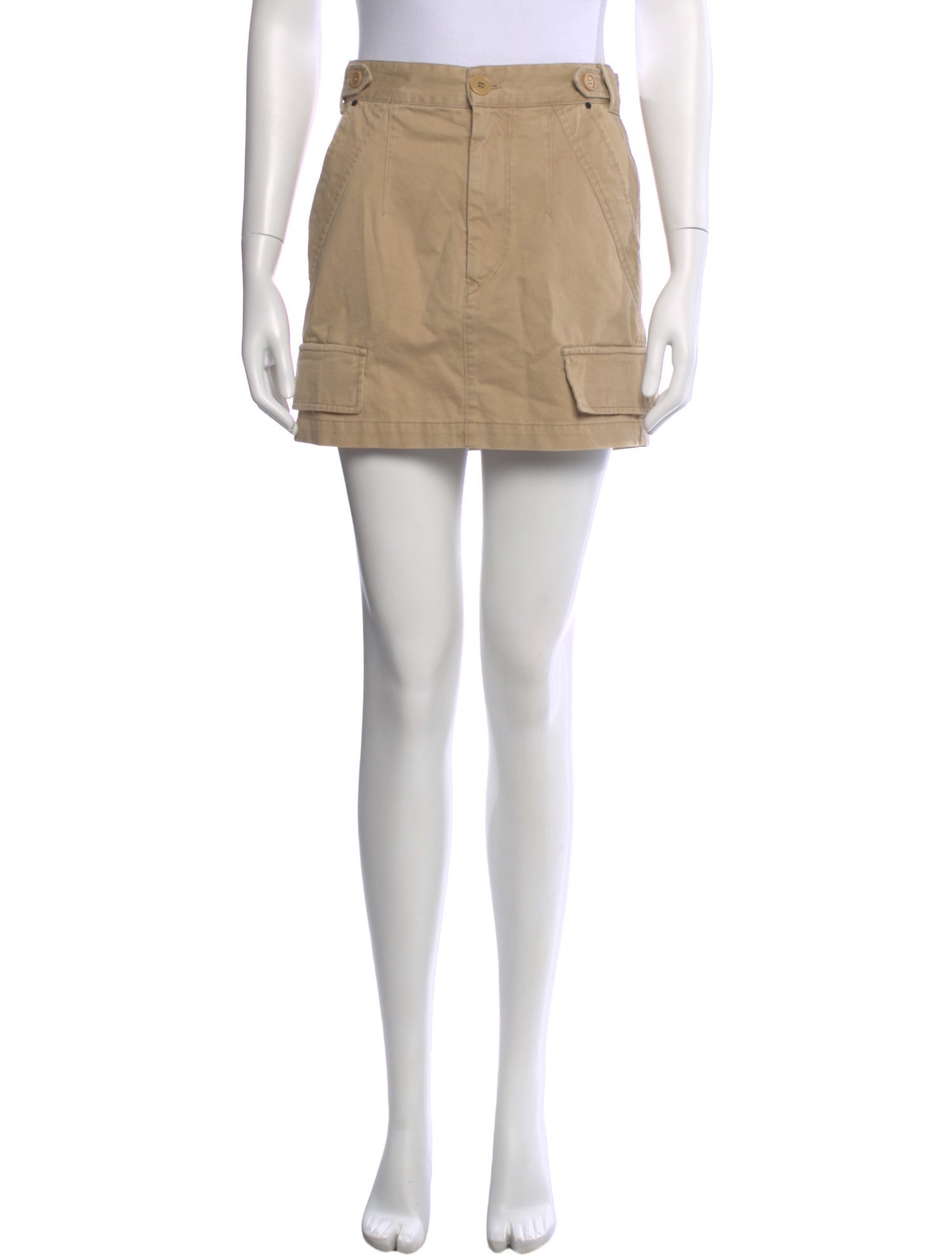 Isabel Marant Pleated Accents Mini Skirt